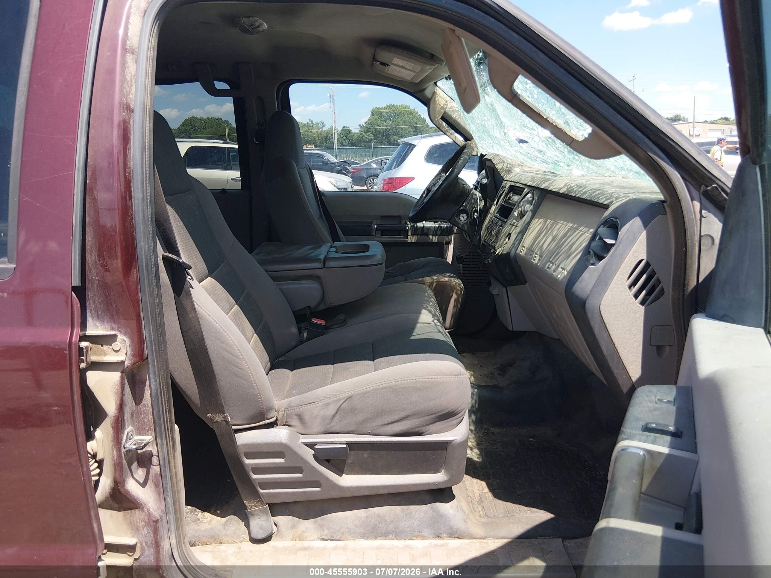 2009 Ford Super Duty F-250 Srw King Ranch/lariat/xl/xlt Maroon vin: 1FTSW20R19EA62427