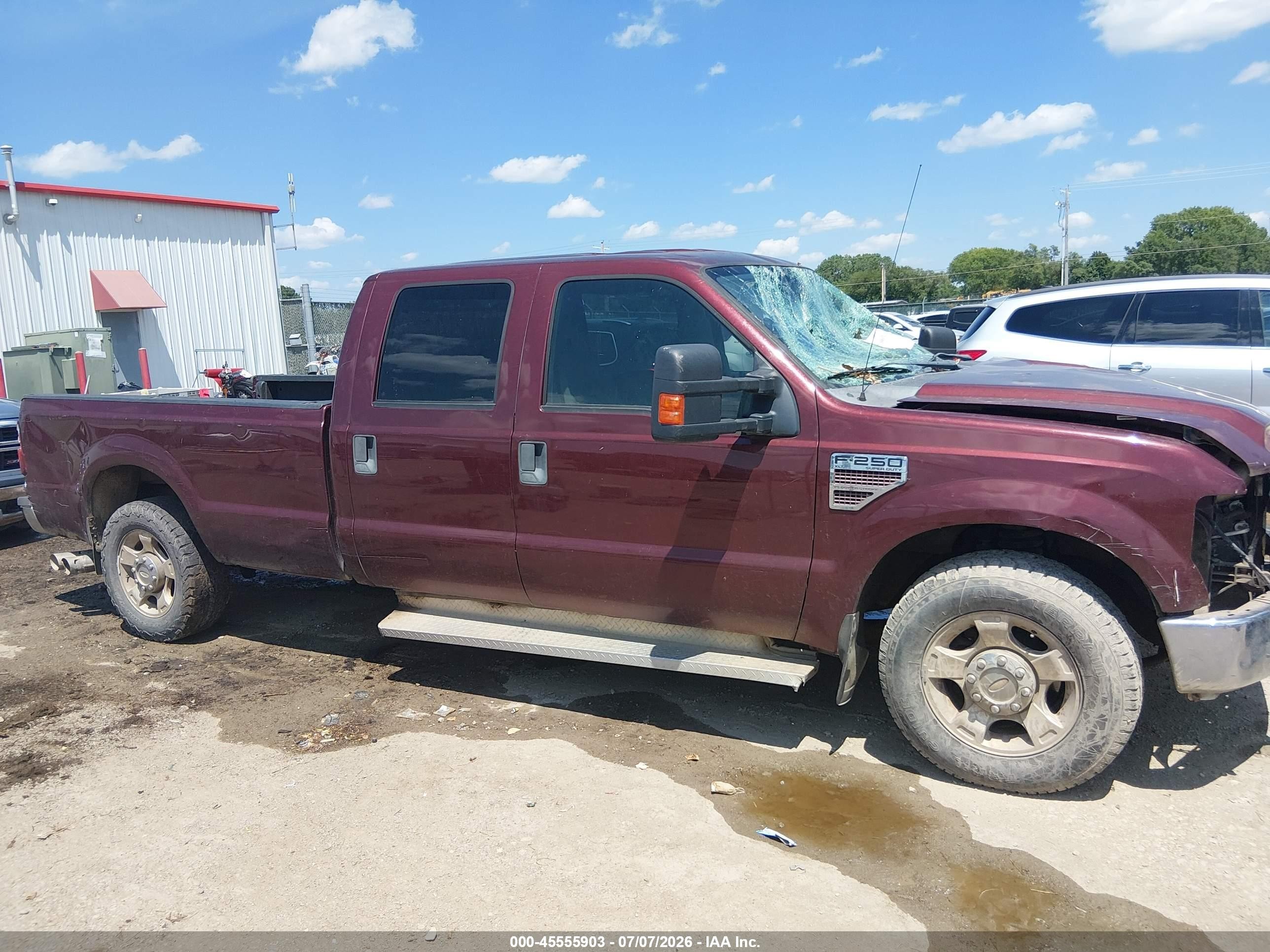 2009 Ford Super Duty F-250 Srw King Ranch/lariat/xl/xlt Maroon vin: 1FTSW20R19EA62427