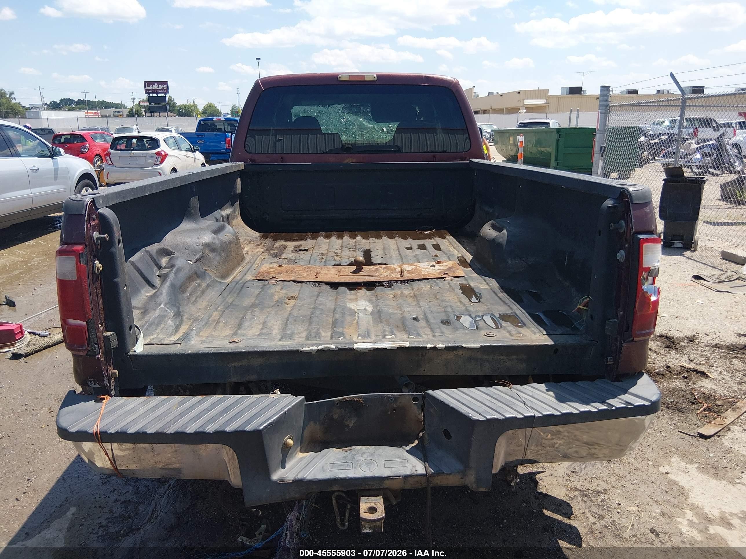 2009 Ford Super Duty F-250 Srw King Ranch/lariat/xl/xlt Maroon vin: 1FTSW20R19EA62427