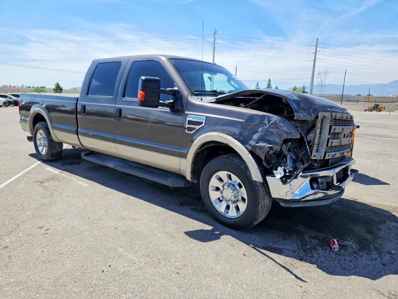 2008 Ford F250 Super Duty Gray vin: 1FTSW20R38EB23808