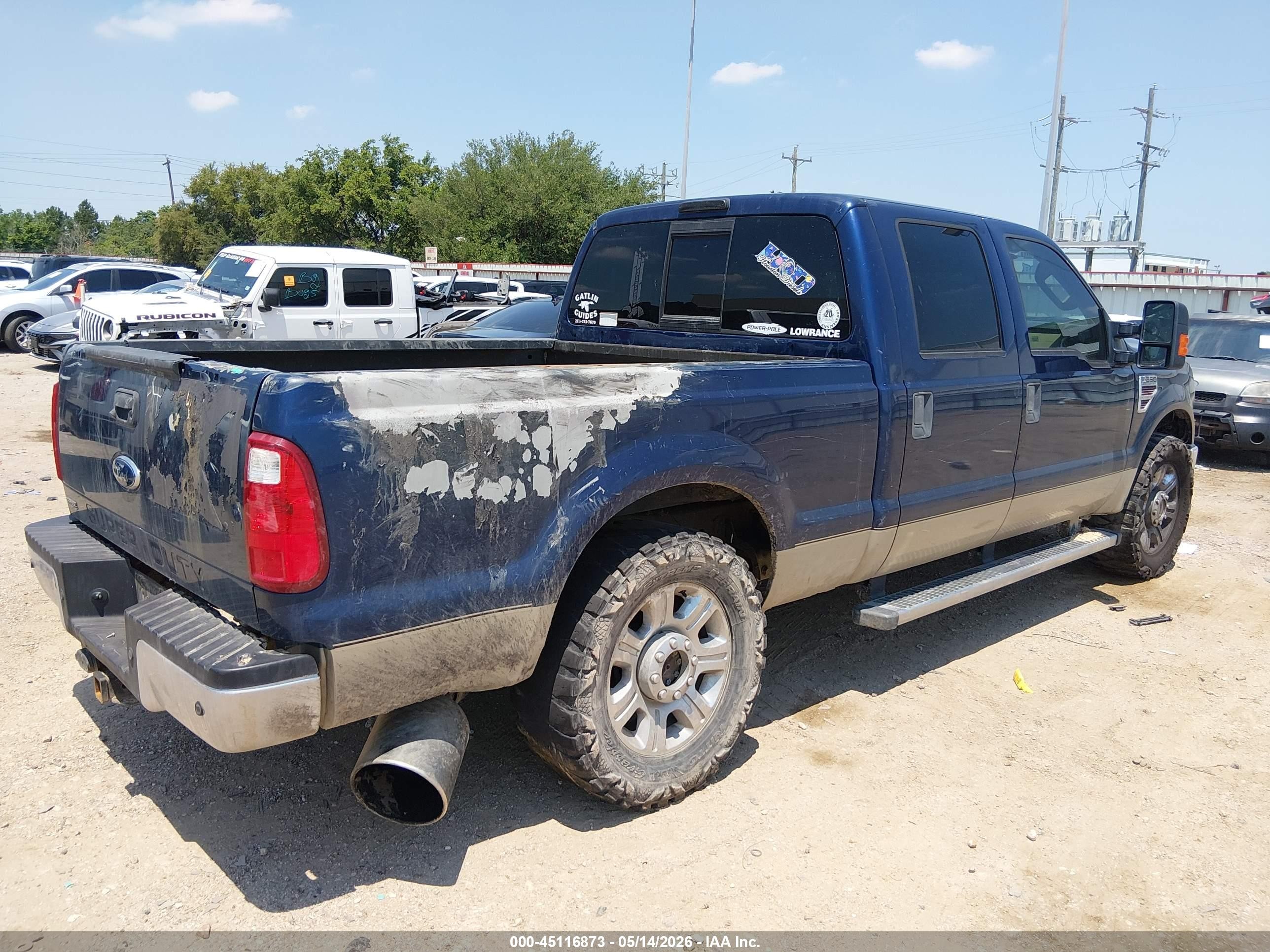 2009 Ford F-250 Lariat Blue vin: 1FTSW20R69EA83922