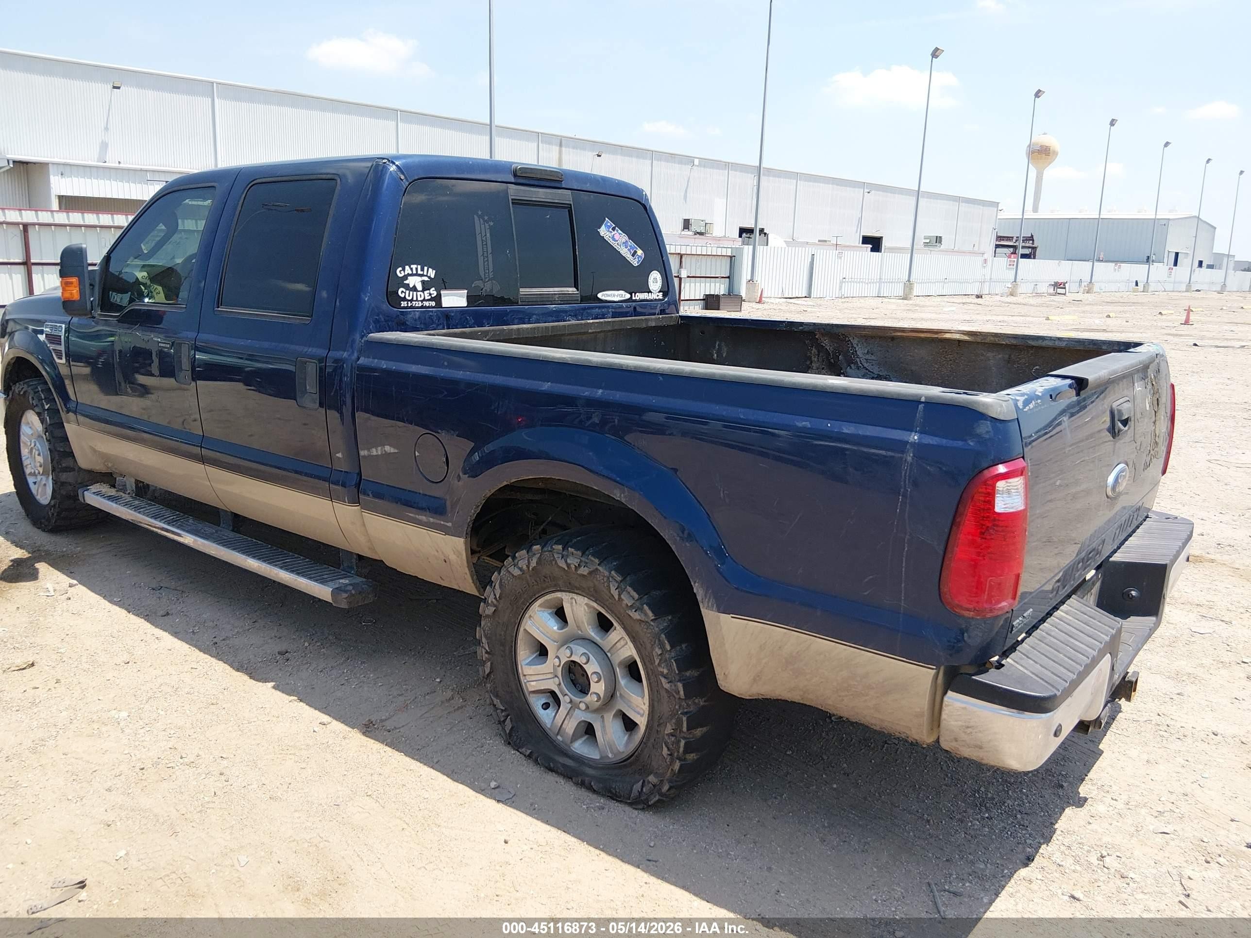 2009 Ford F-250 Lariat Blue vin: 1FTSW20R69EA83922