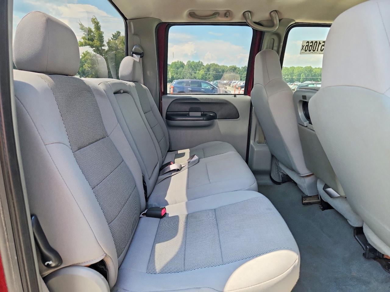 2005 Ford F250 Super Duty Red vin: 1FTSW20Y75EC86397