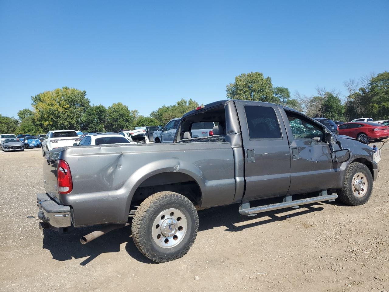 2005 Ford F250 Super Duty Gray vin: 1FTSW20YX5EC43592