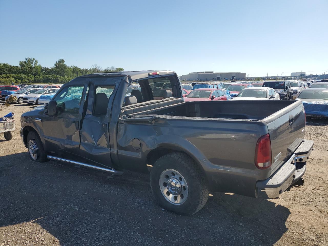 2005 Ford F250 Super Duty Gray vin: 1FTSW20YX5EC43592
