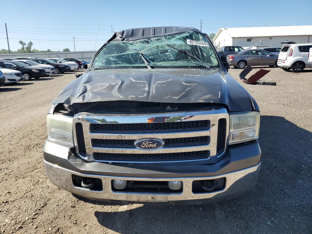 2005 Ford F250 Super Duty Gray vin: 1FTSW20YX5EC43592