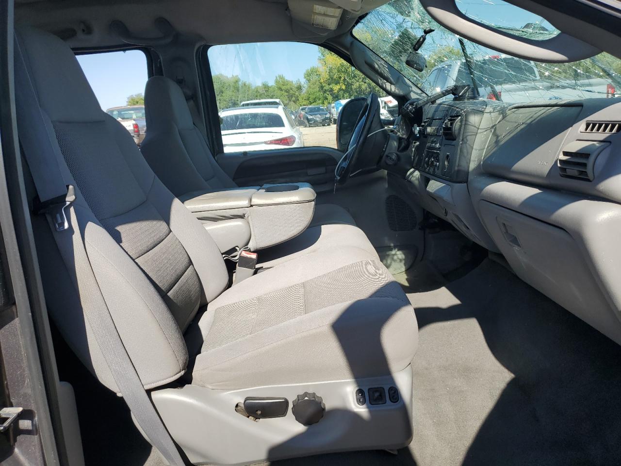 2005 Ford F250 Super Duty Gray vin: 1FTSW20YX5EC43592