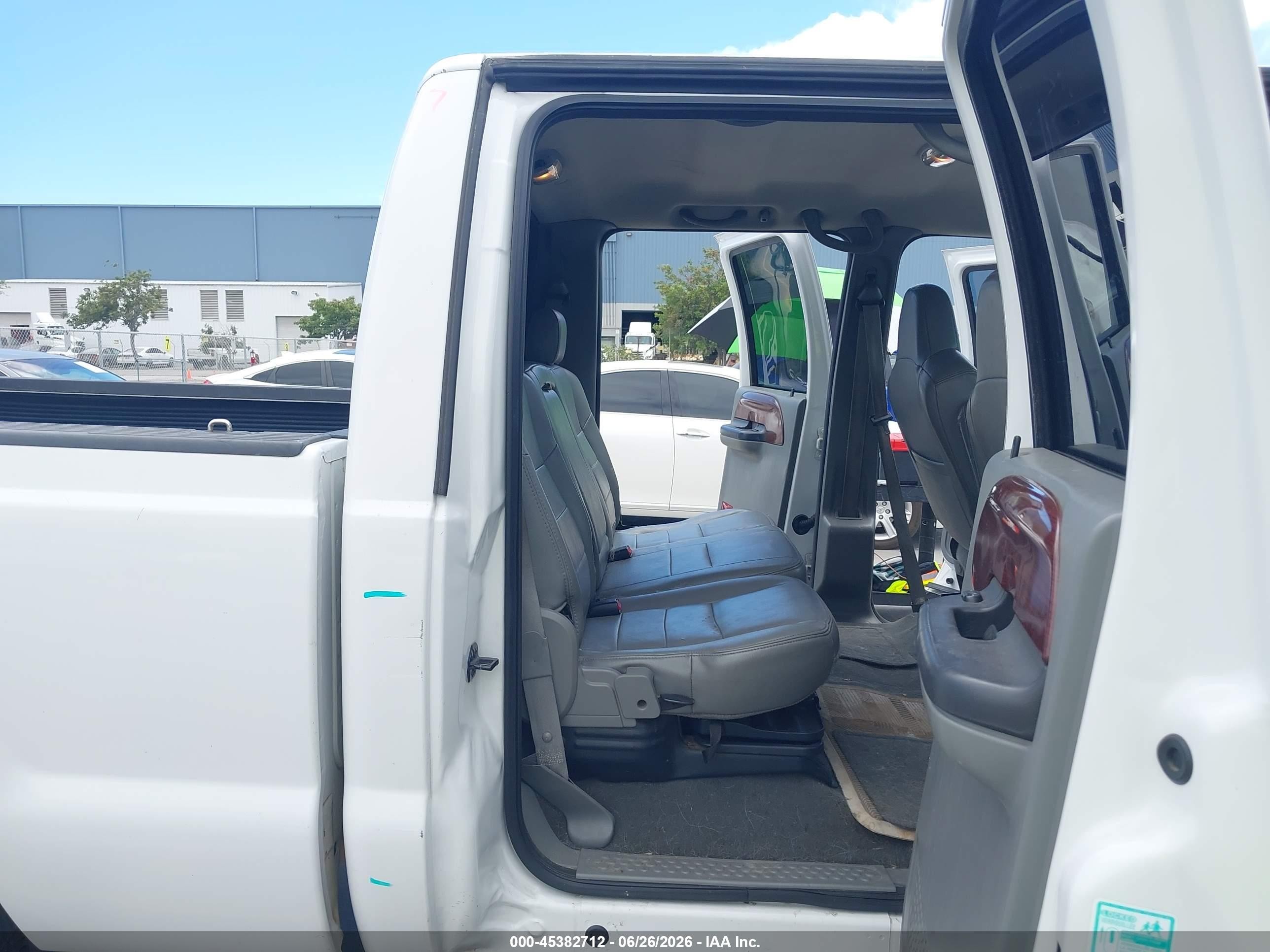 2006 Ford F-250 Lariat/xl/xlt White vin: 1FTSW21506EA55556
