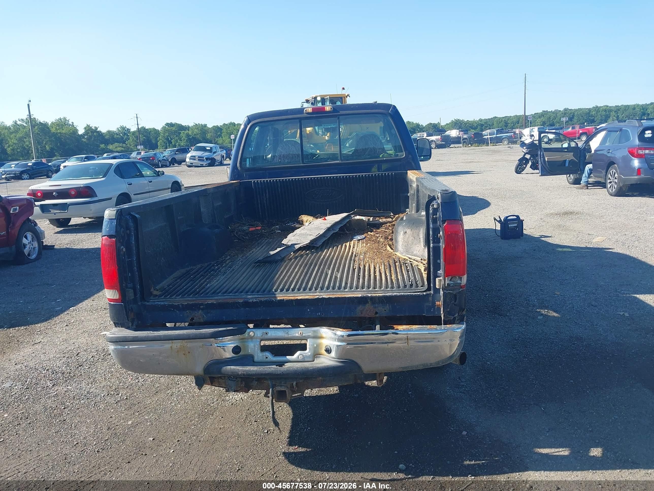 2006 Ford F-250 Lariat/xl/xlt Blue vin: 1FTSW21506EA66072