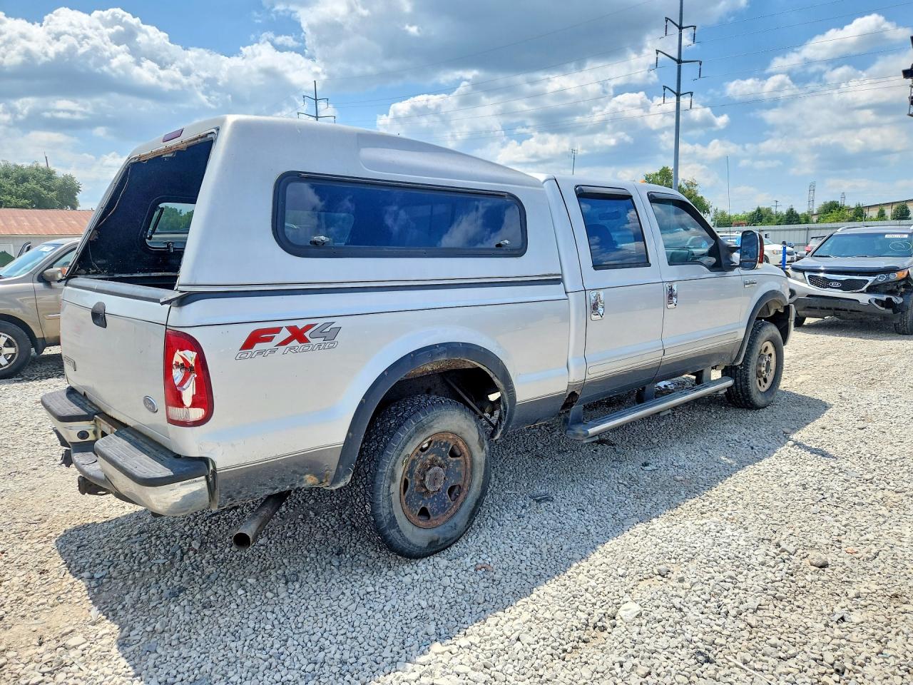 2006 Ford F250 Super Duty Серебряный vin: 1FTSW21506ED33310