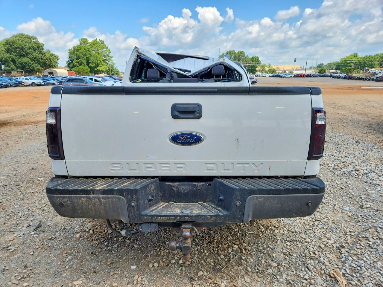 2008 Ford F250 Super Duty White vin: 1FTSW21508EC86640