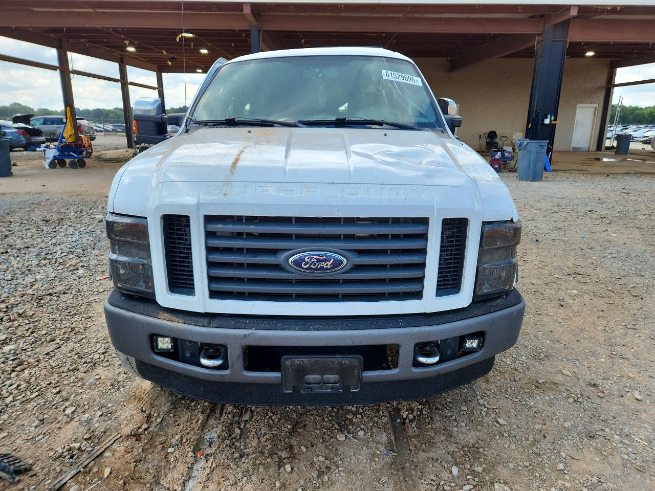 2008 Ford F250 Super Duty White vin: 1FTSW21508EC86640