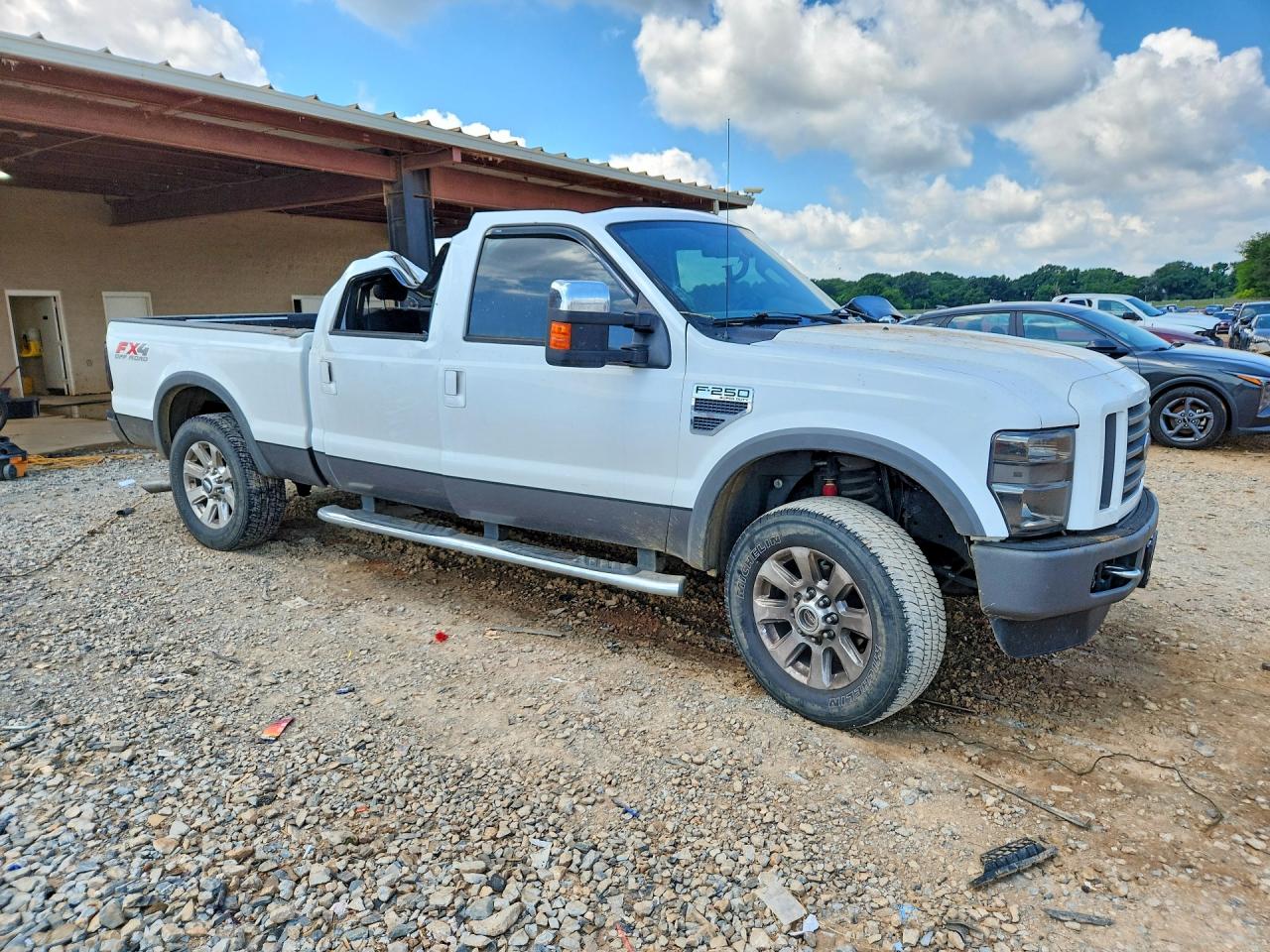 2008 Ford F250 Super Duty White vin: 1FTSW21508EC86640
