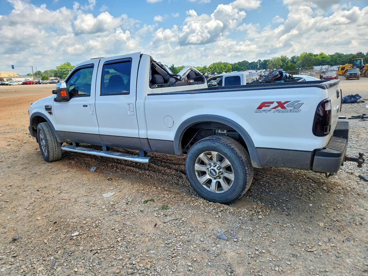 2008 Ford F250 Super Duty White vin: 1FTSW21508EC86640