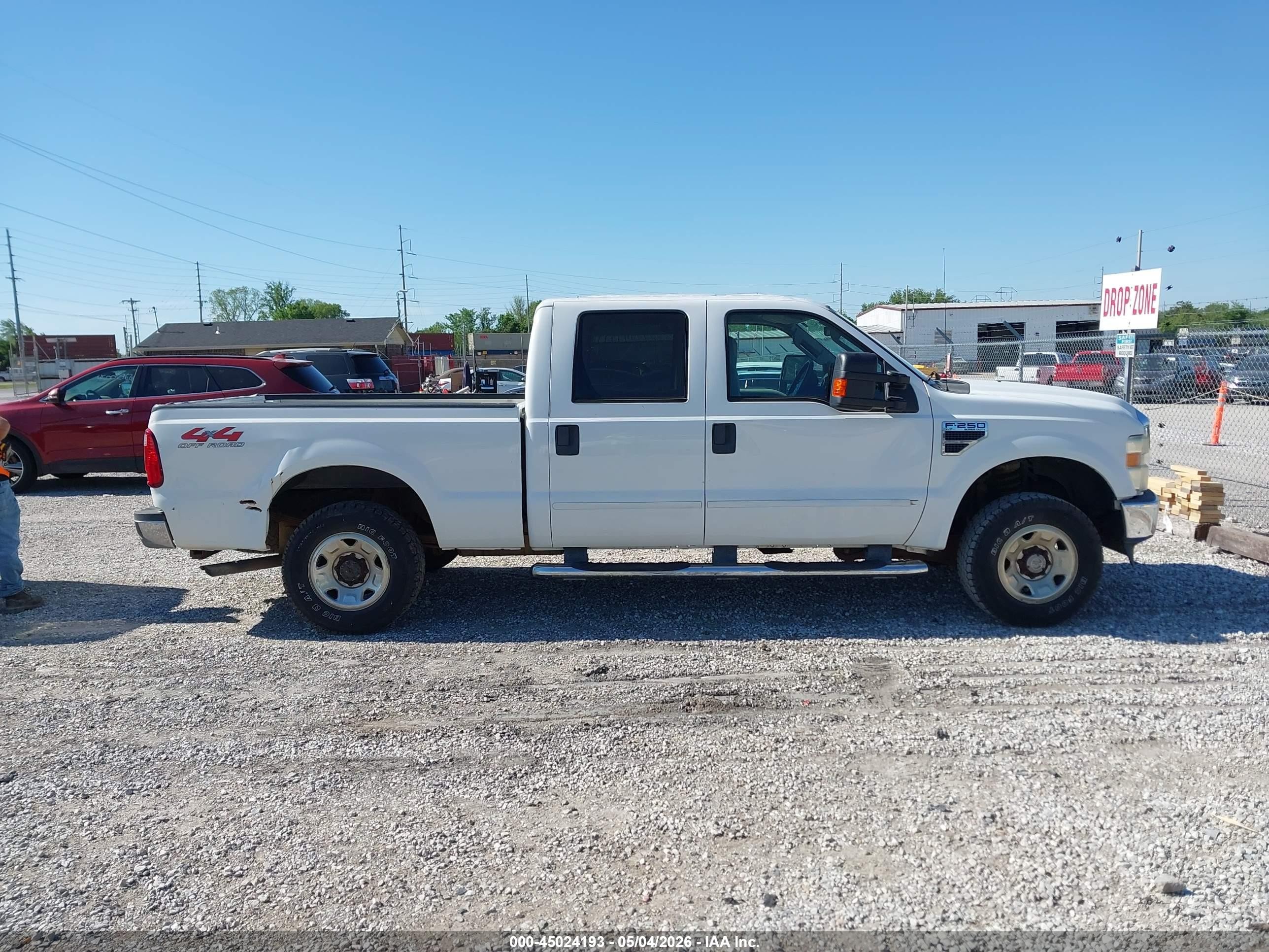 2008 Ford F-250 Fx4/king Ranch/lariat/xl/xlt Белый vin: 1FTSW21508ED70425
