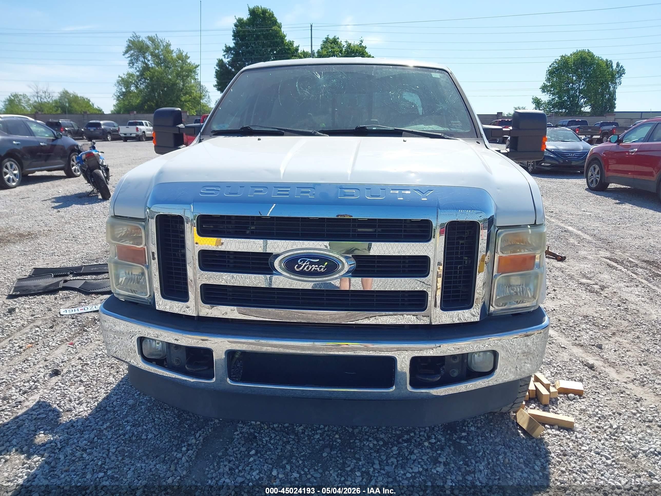 2008 Ford F-250 Fx4/king Ranch/lariat/xl/xlt Белый vin: 1FTSW21508ED70425