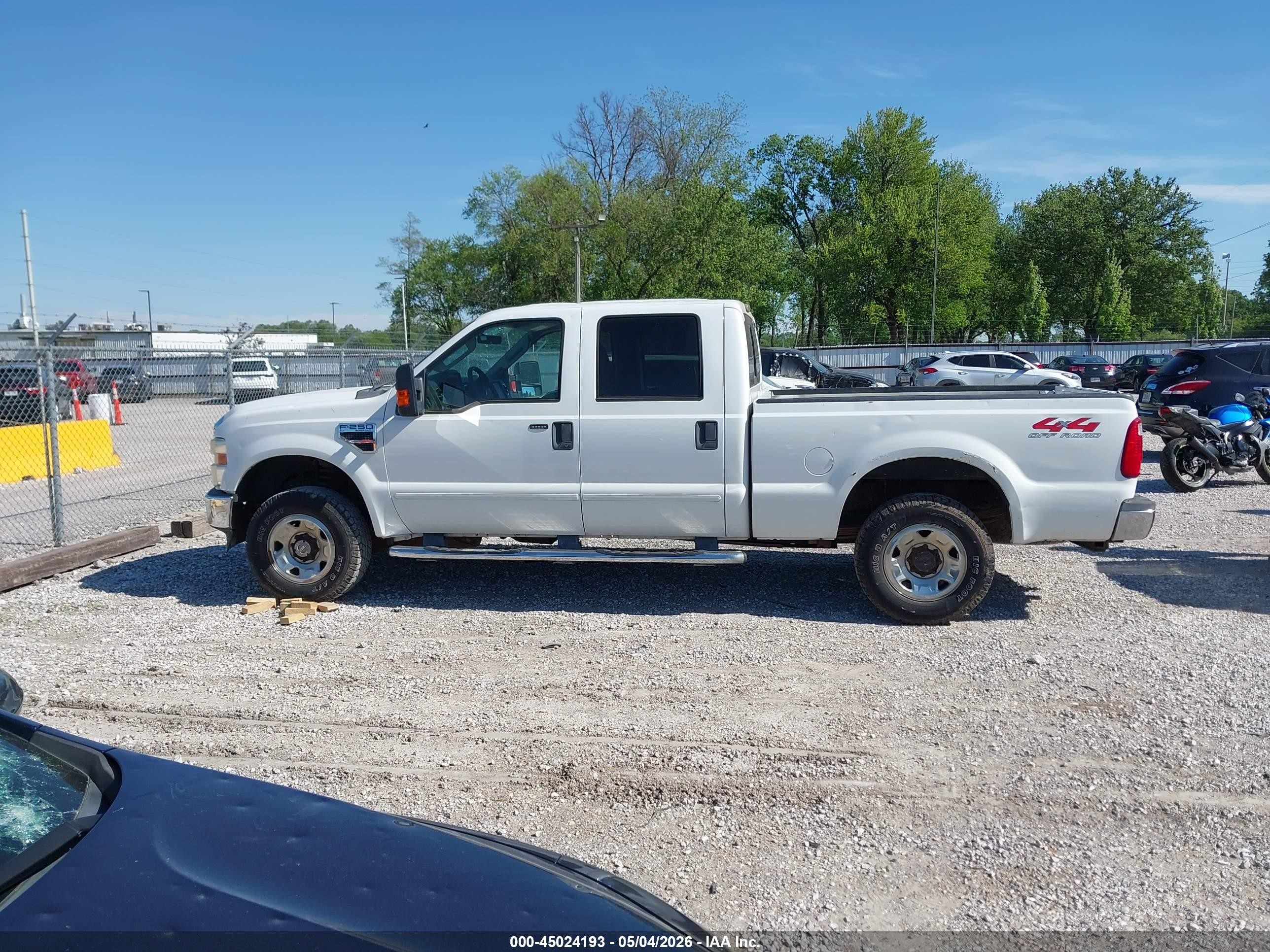 2008 Ford F-250 Fx4/king Ranch/lariat/xl/xlt Белый vin: 1FTSW21508ED70425