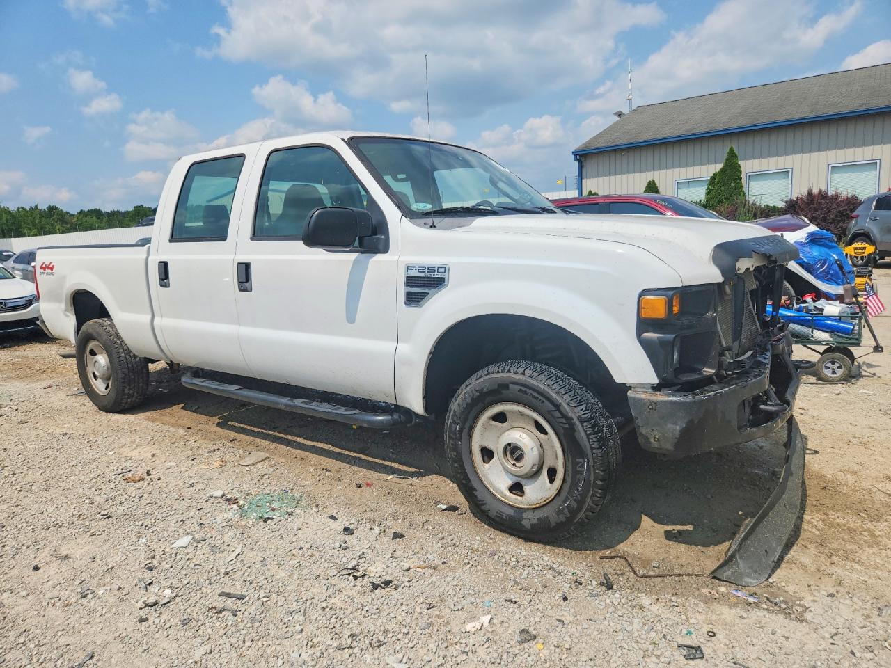 2008 Ford F250 Super Duty Белый vin: 1FTSW21508EE31434