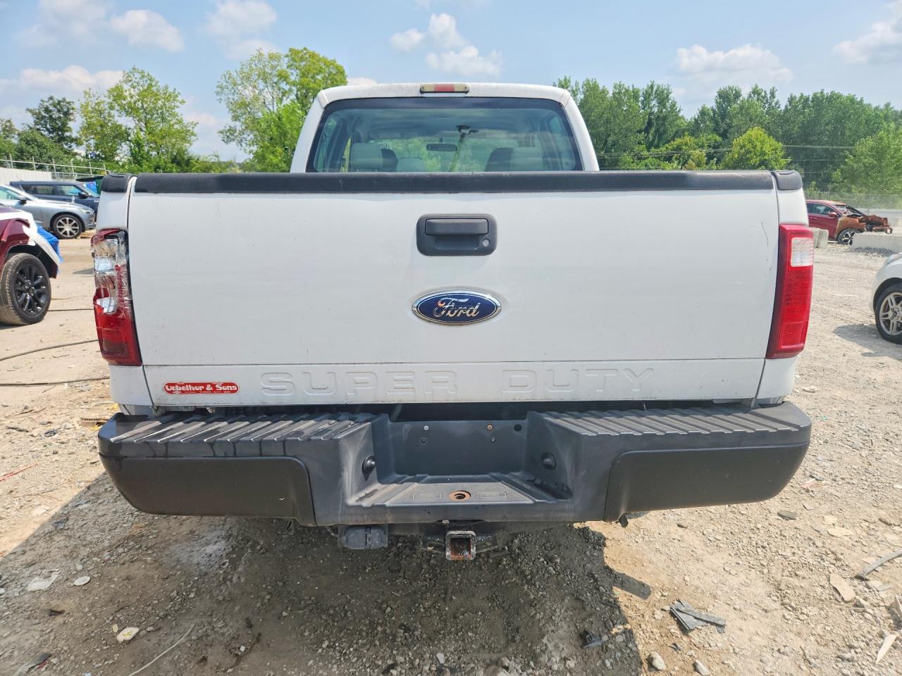 2008 Ford F250 Super Duty Белый vin: 1FTSW21508EE31434