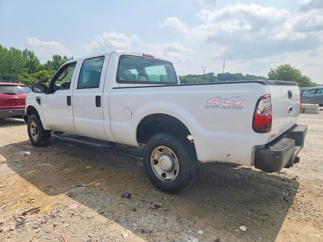2008 Ford F250 Super Duty Белый vin: 1FTSW21508EE31434