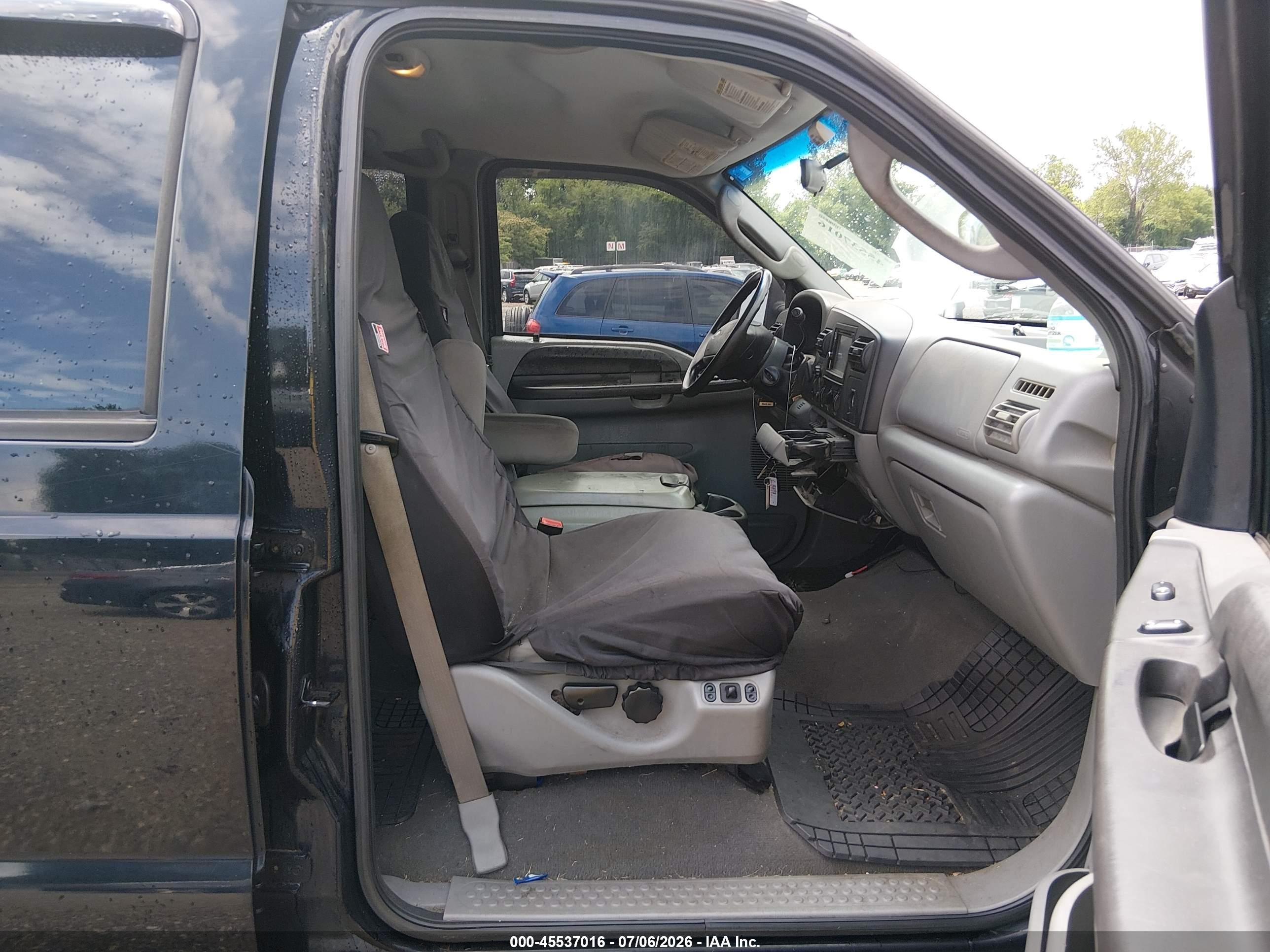 2006 Ford F-250 Lariat/xl/xlt Black vin: 1FTSW21516EA76884