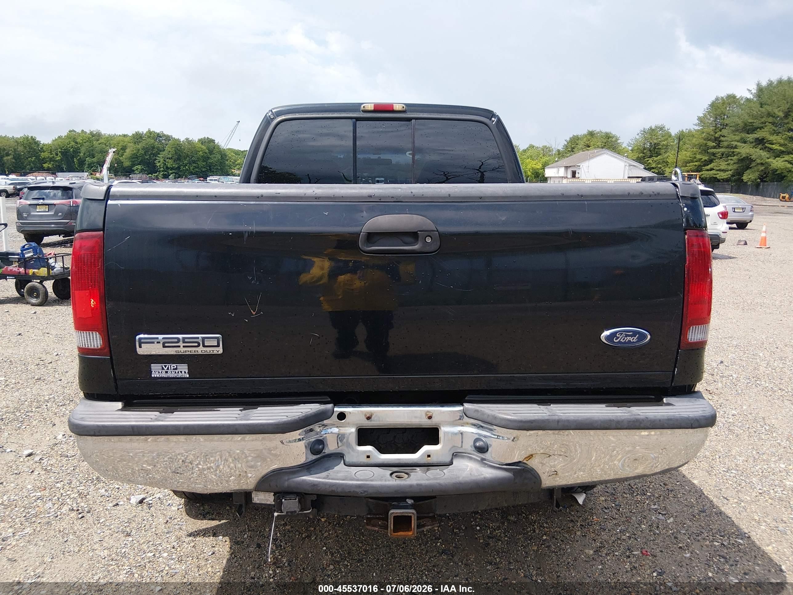 2006 Ford F-250 Lariat/xl/xlt Black vin: 1FTSW21516EA76884