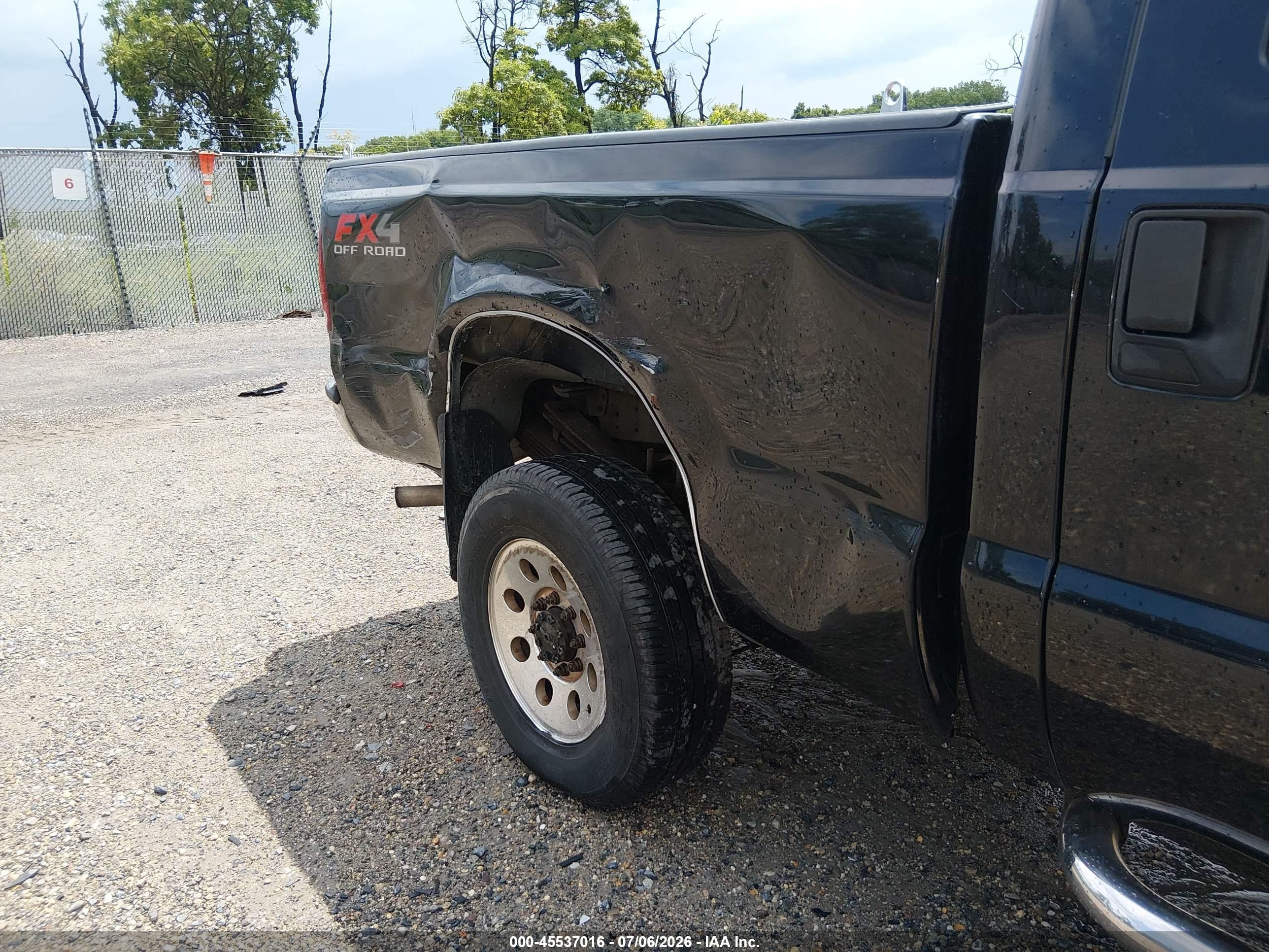 2006 Ford F-250 Lariat/xl/xlt Black vin: 1FTSW21516EA76884