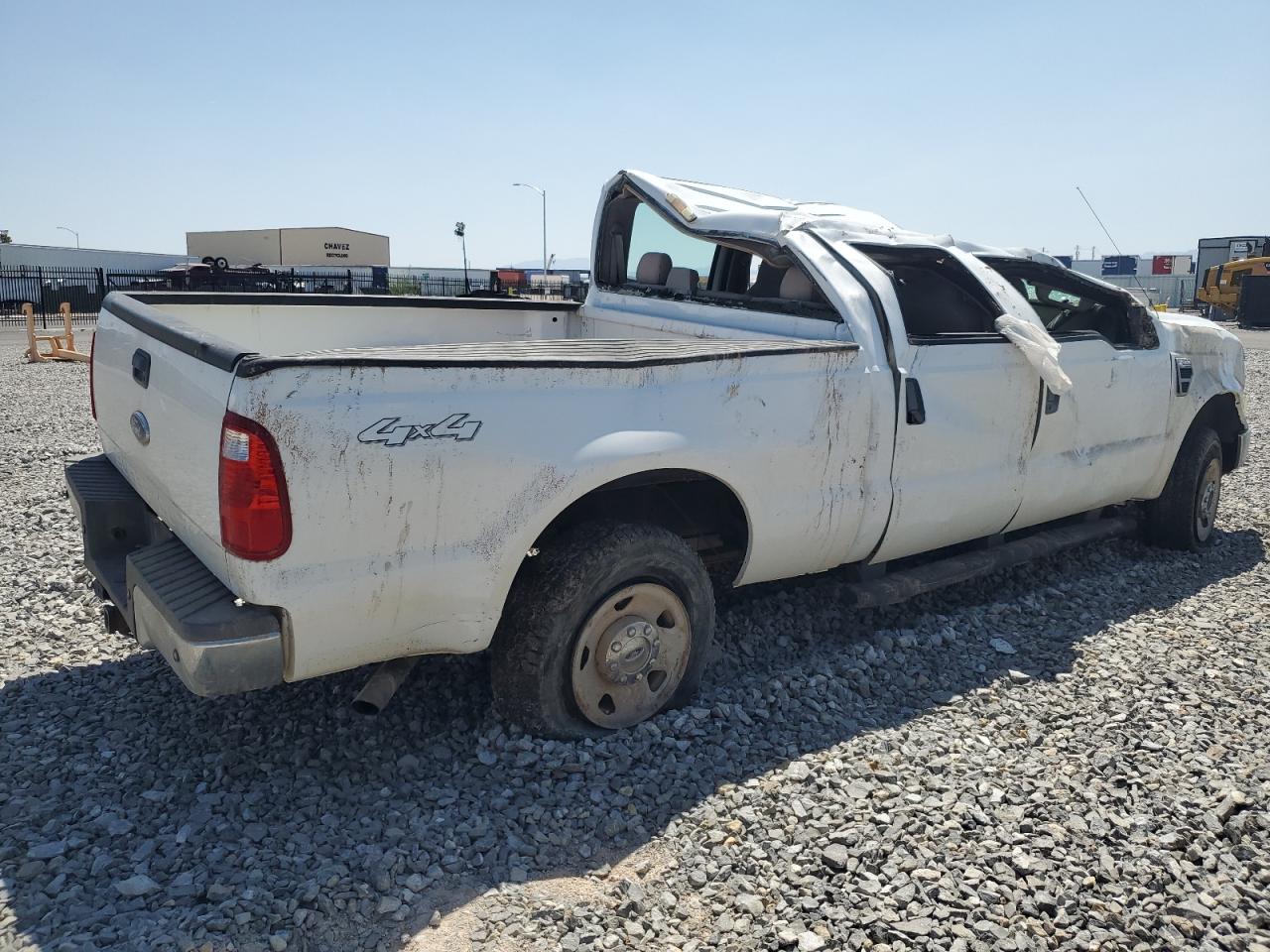 2008 Ford F250 Super Duty White vin: 1FTSW21518EB27027