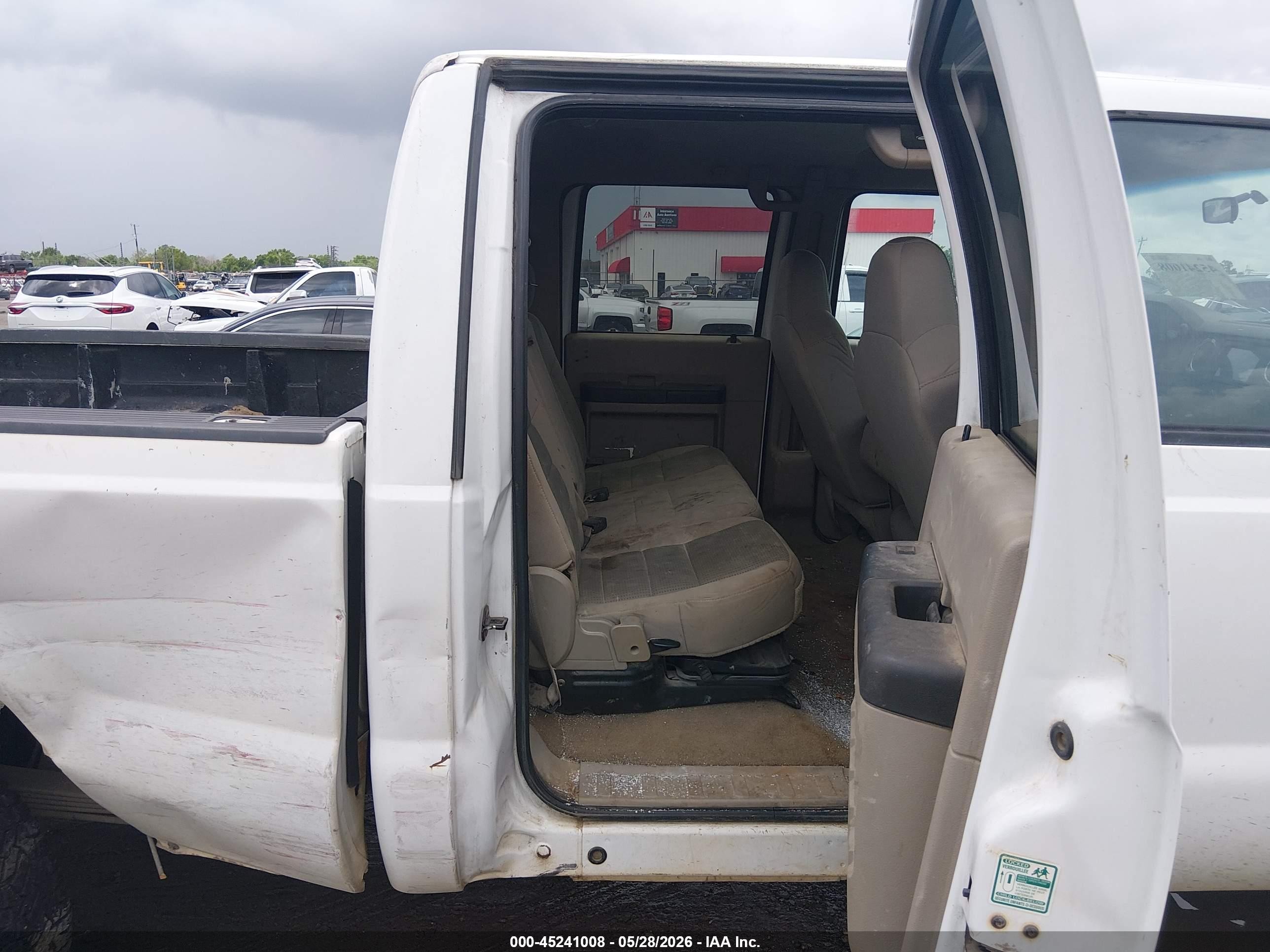 2008 Ford F-250 Fx4/king Ranch/lariat/xl/xlt White vin: 1FTSW21518ED97424