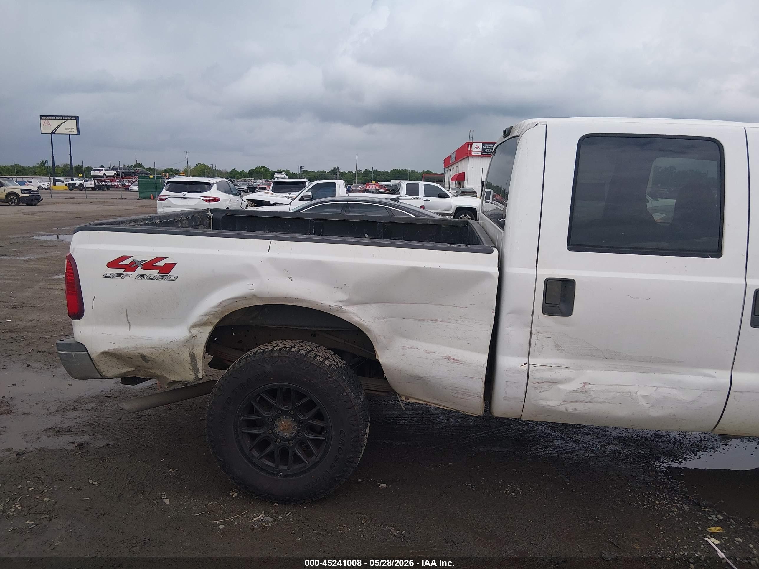 2008 Ford F-250 Fx4/king Ranch/lariat/xl/xlt White vin: 1FTSW21518ED97424