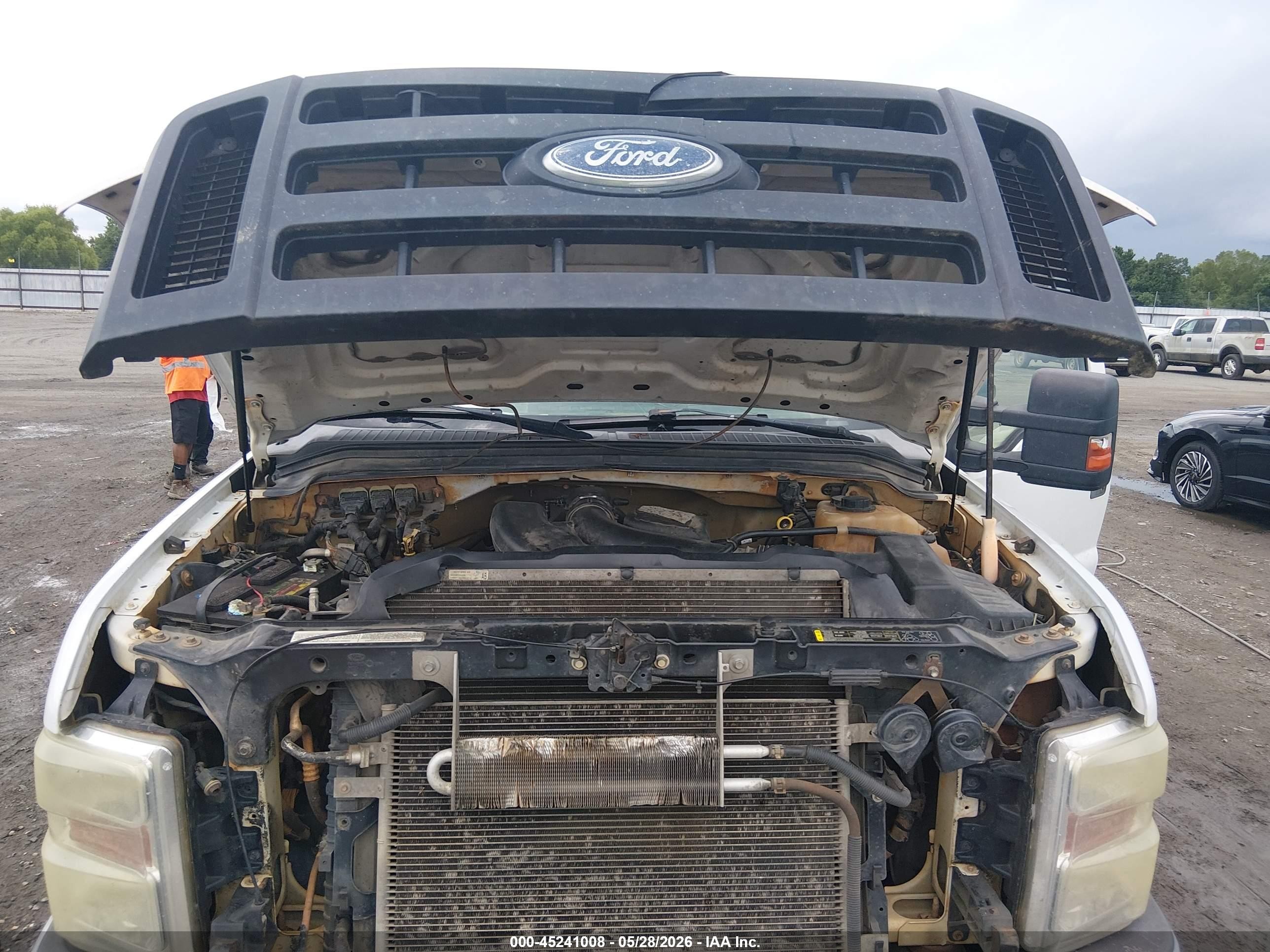 2008 Ford F-250 Fx4/king Ranch/lariat/xl/xlt White vin: 1FTSW21518ED97424