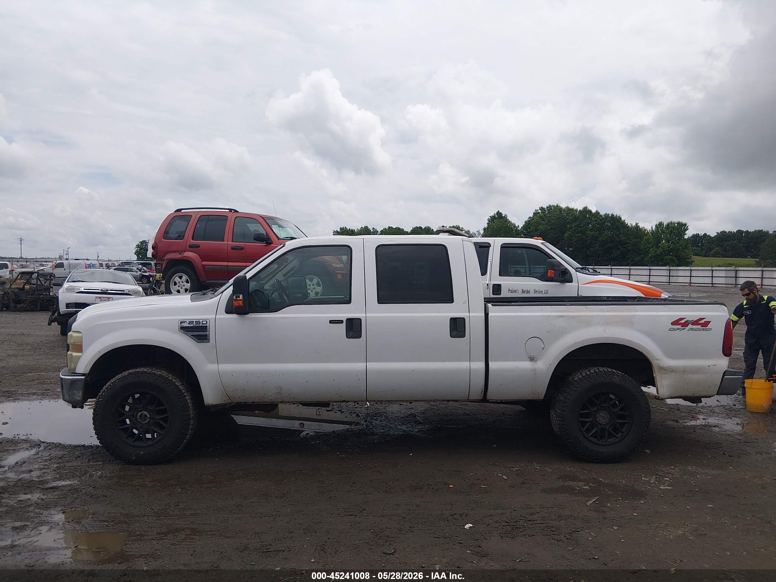 2008 Ford F-250 Fx4/king Ranch/lariat/xl/xlt White vin: 1FTSW21518ED97424