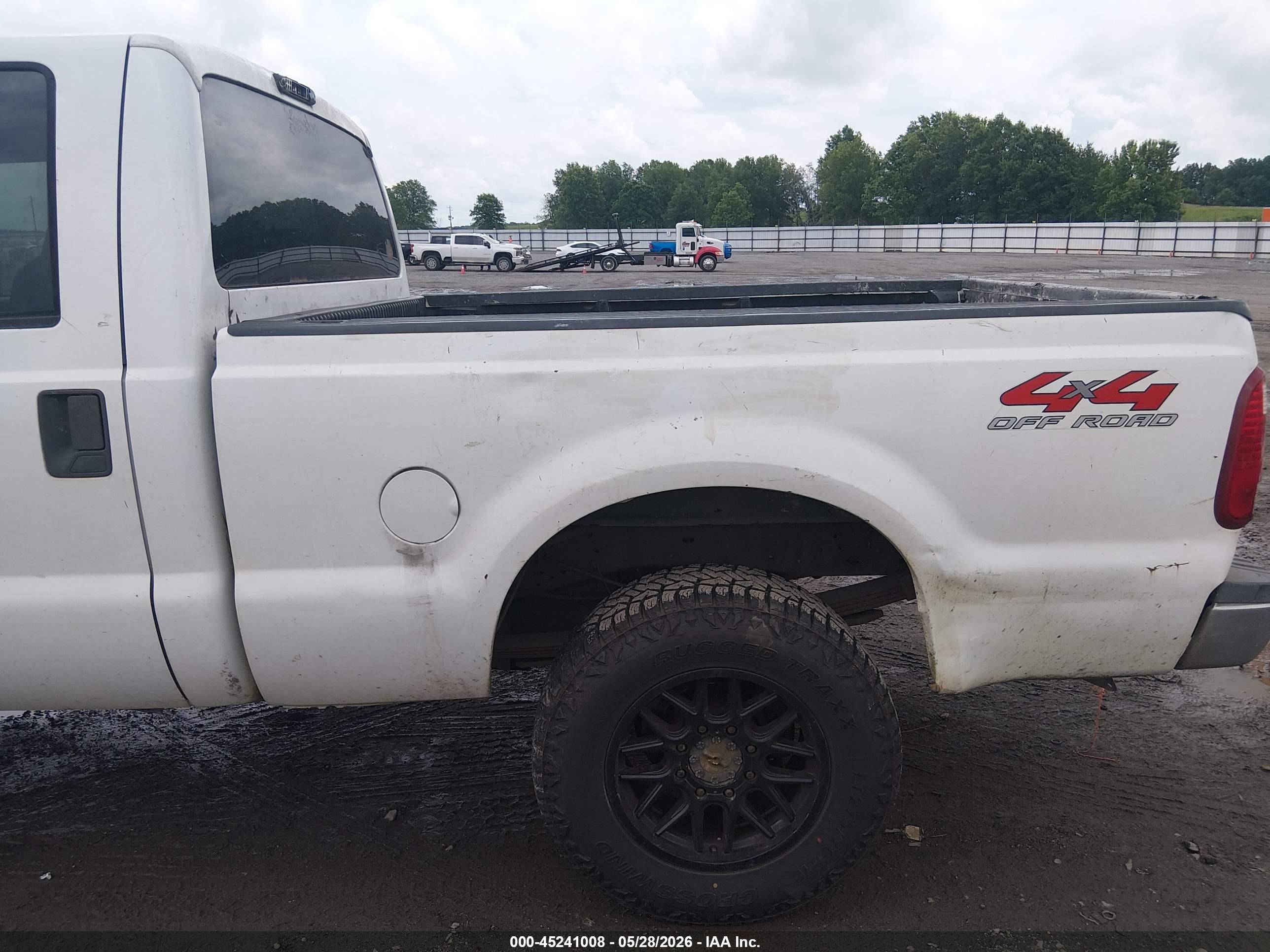 2008 Ford F-250 Fx4/king Ranch/lariat/xl/xlt White vin: 1FTSW21518ED97424