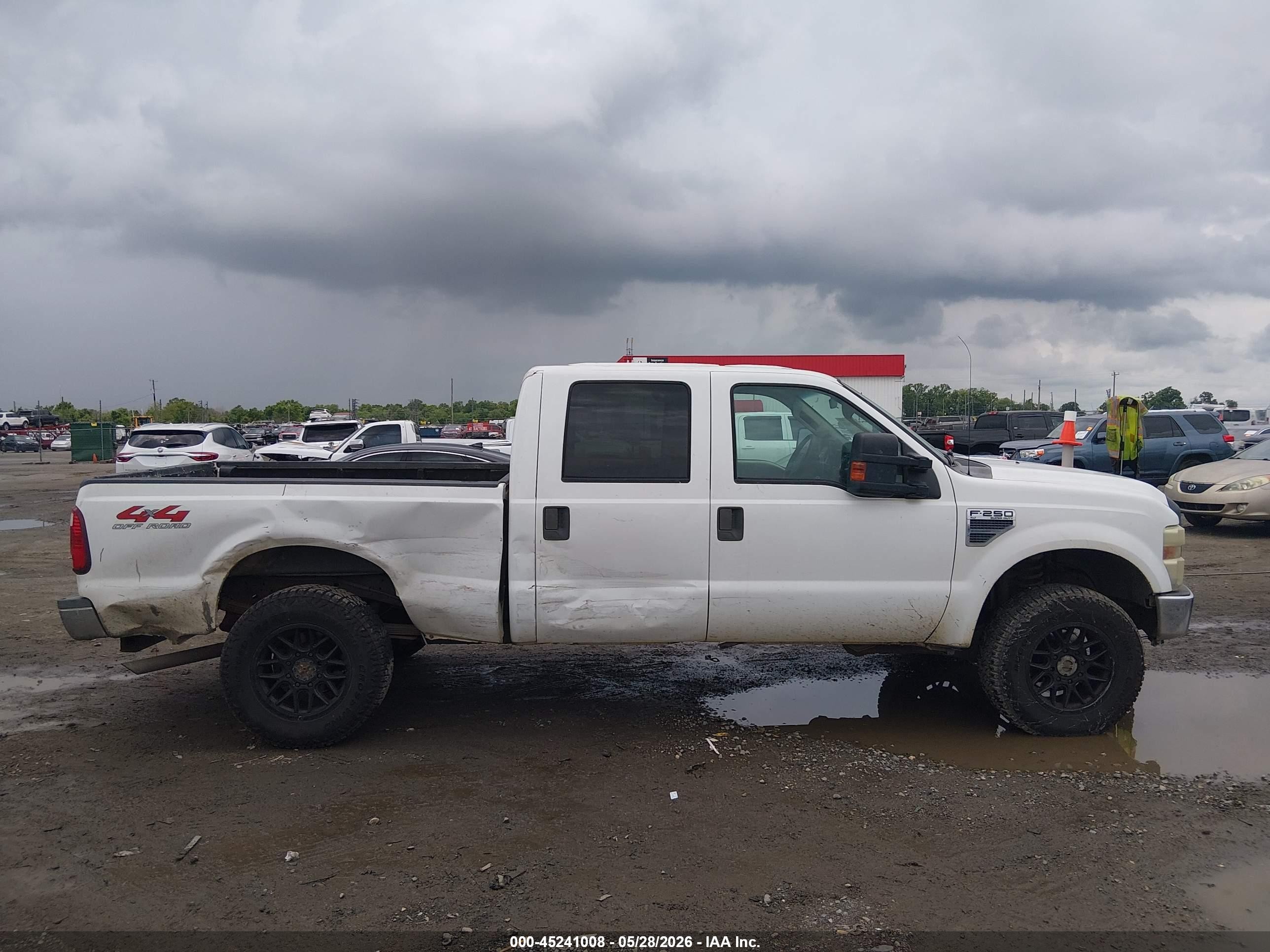 2008 Ford F-250 Fx4/king Ranch/lariat/xl/xlt White vin: 1FTSW21518ED97424