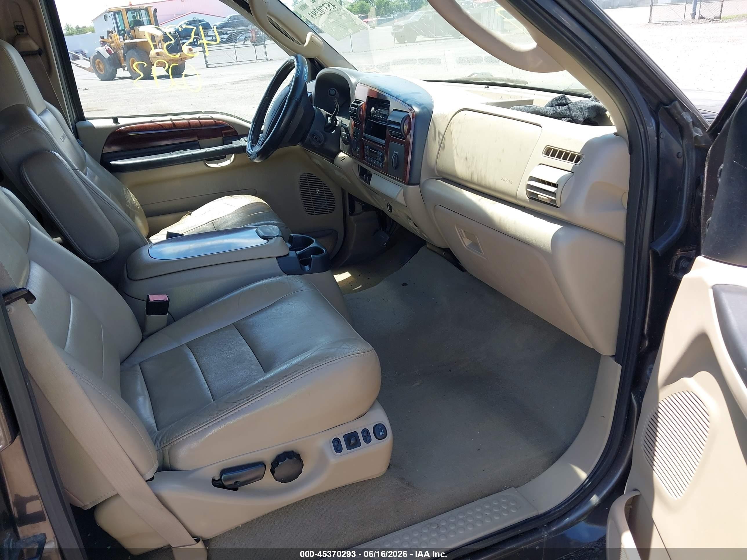 2005 Ford F-250 Lariat/xl/xlt Gray vin: 1FTSW21525EB50408
