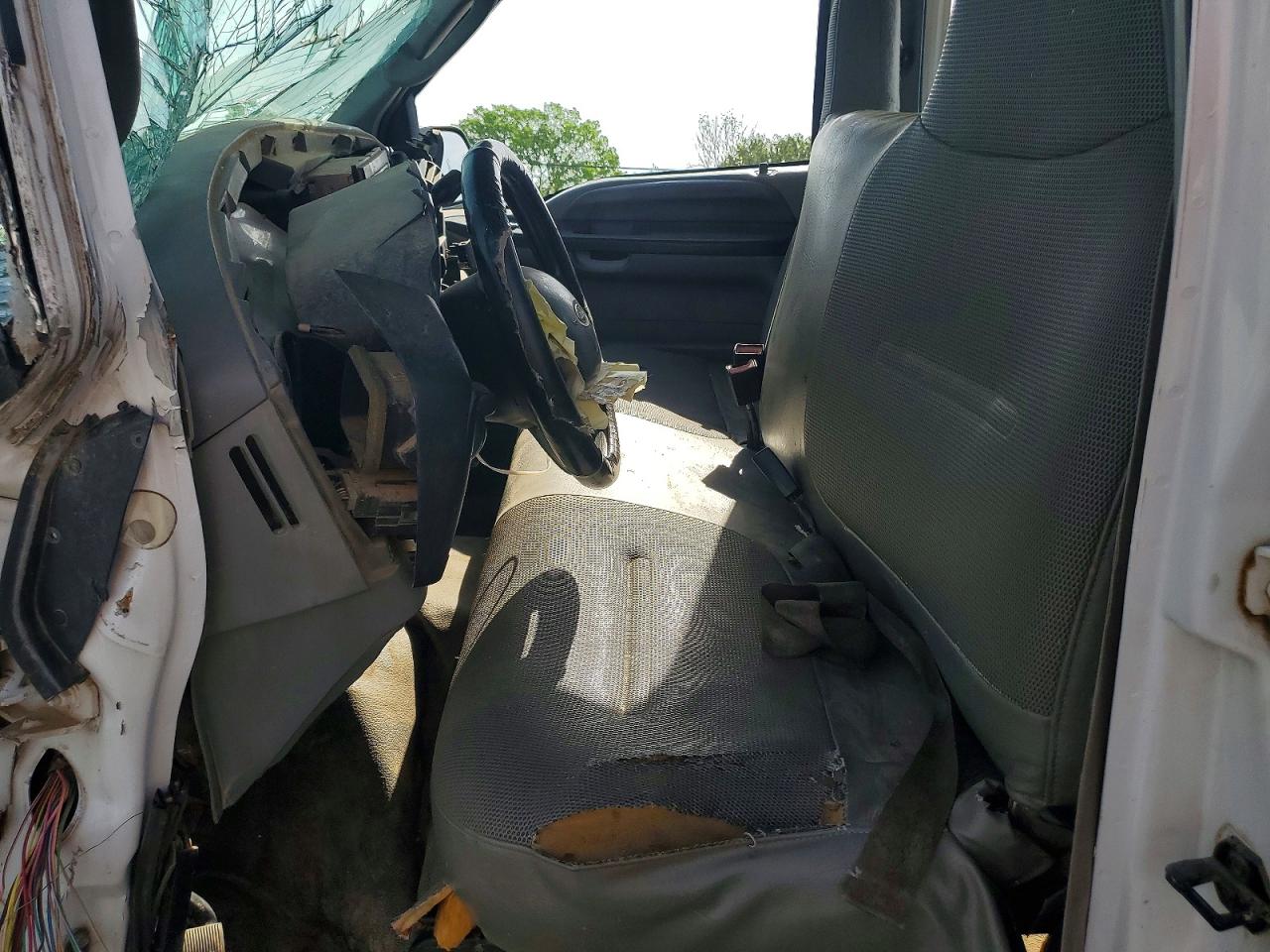 2006 Ford F250 Super Duty White vin: 1FTSW21526EC45908