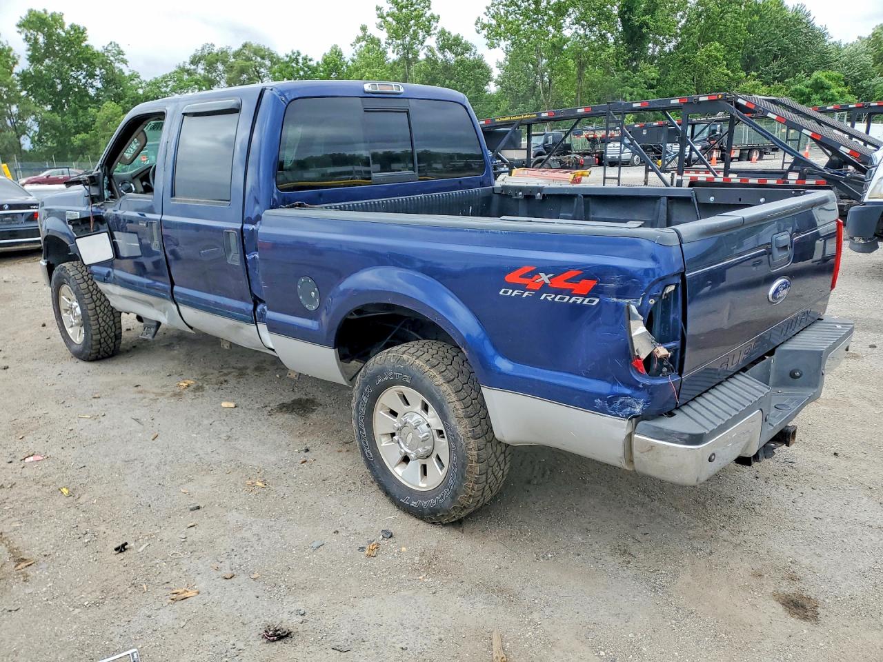 2008 Ford F250 Super Duty Blue vin: 1FTSW21528EB54298
