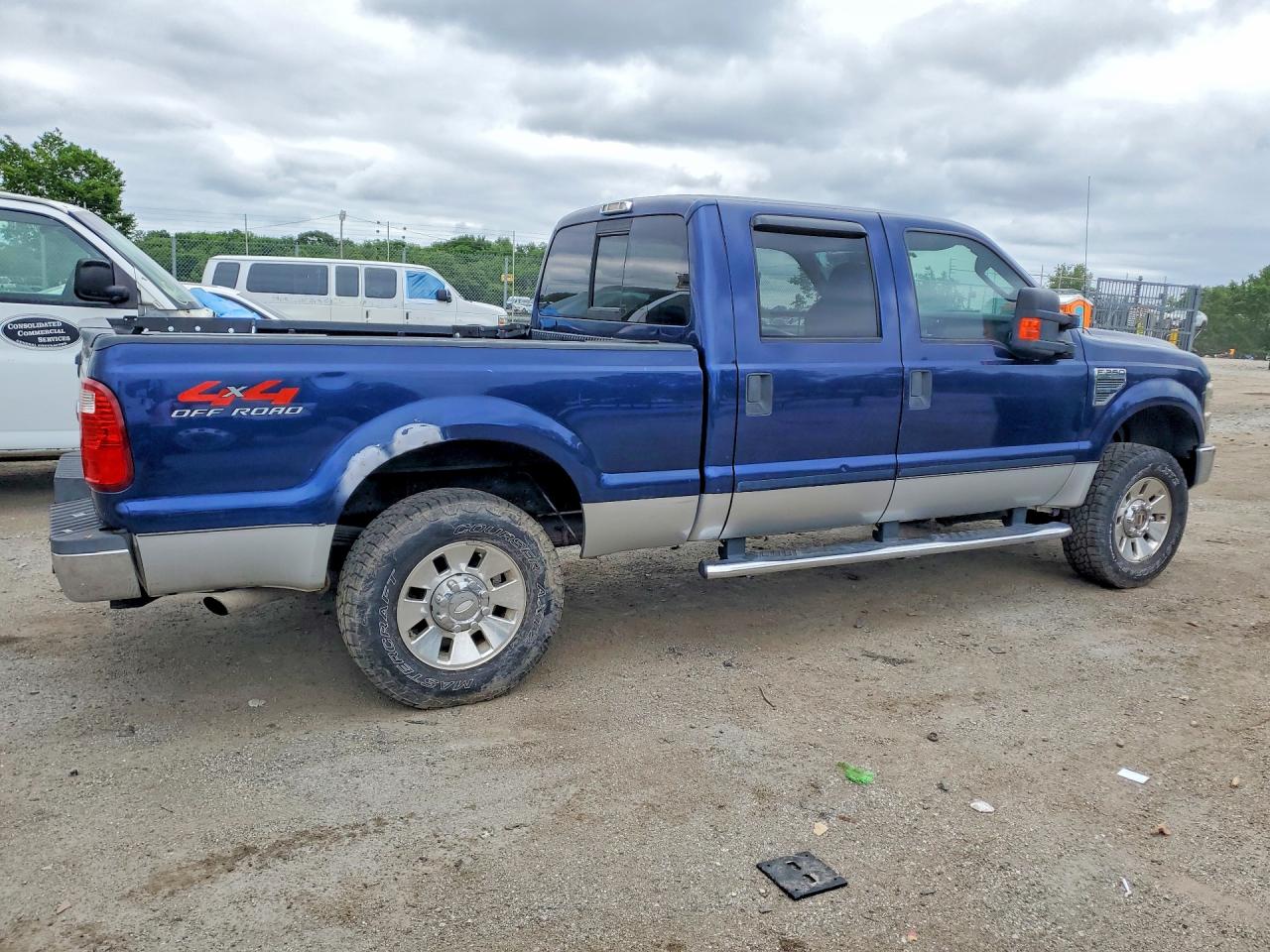 2008 Ford F250 Super Duty Blue vin: 1FTSW21528EB54298
