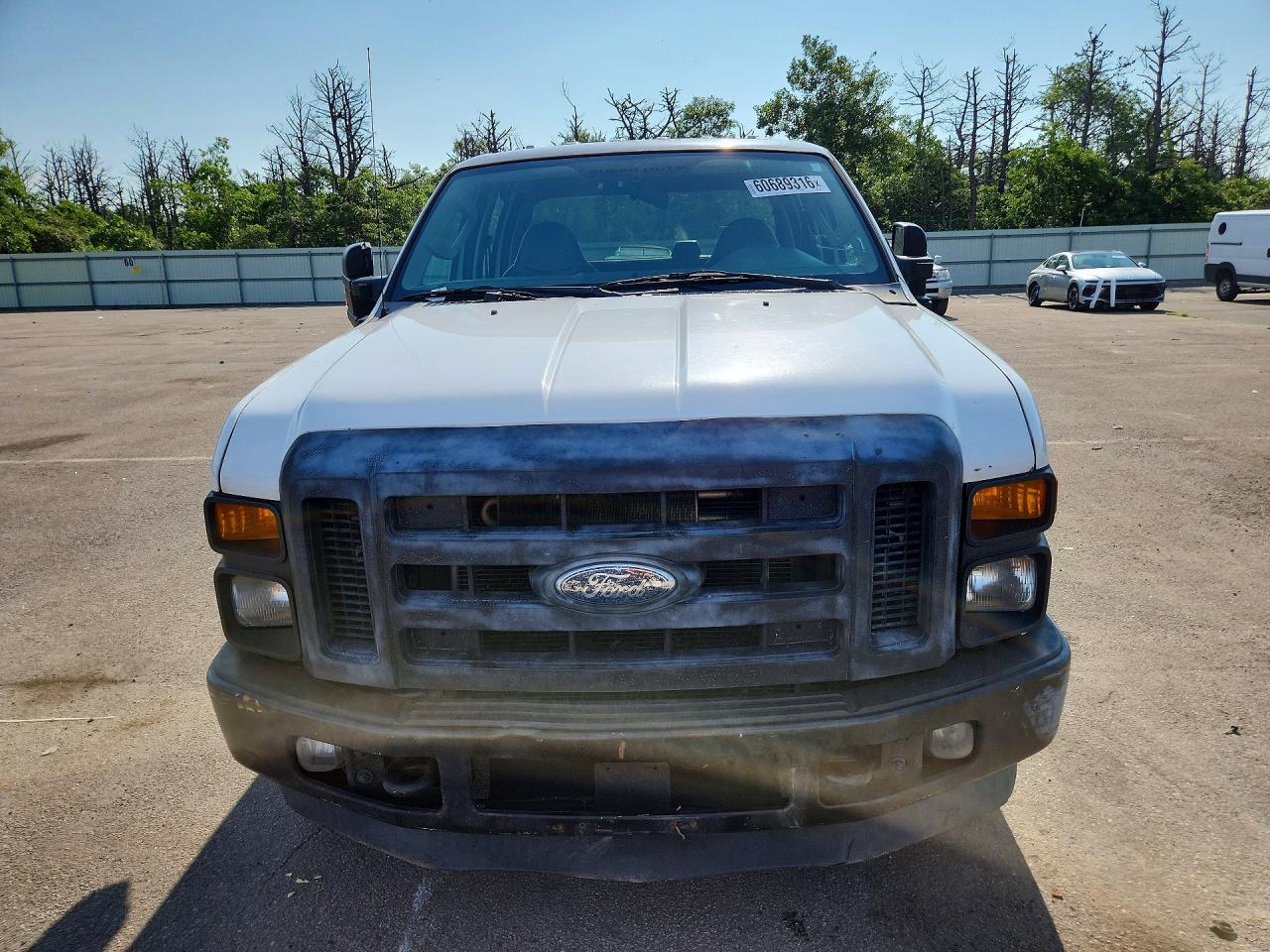 2009 Ford F250 Super Duty White vin: 1FTSW21529EA19677