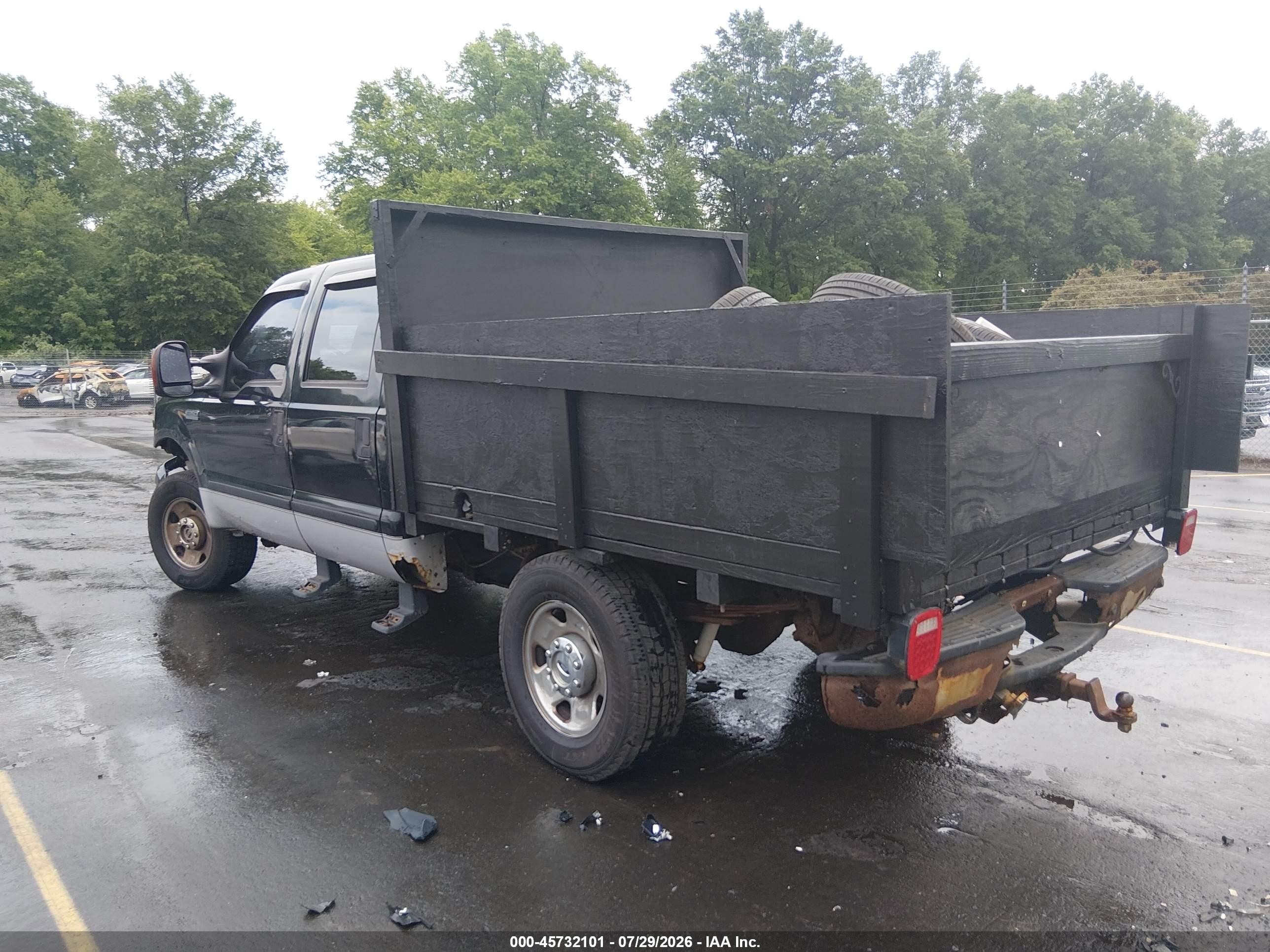 2005 Ford F-250 Lariat/xl/xlt Black vin: 1FTSW21535EB58906