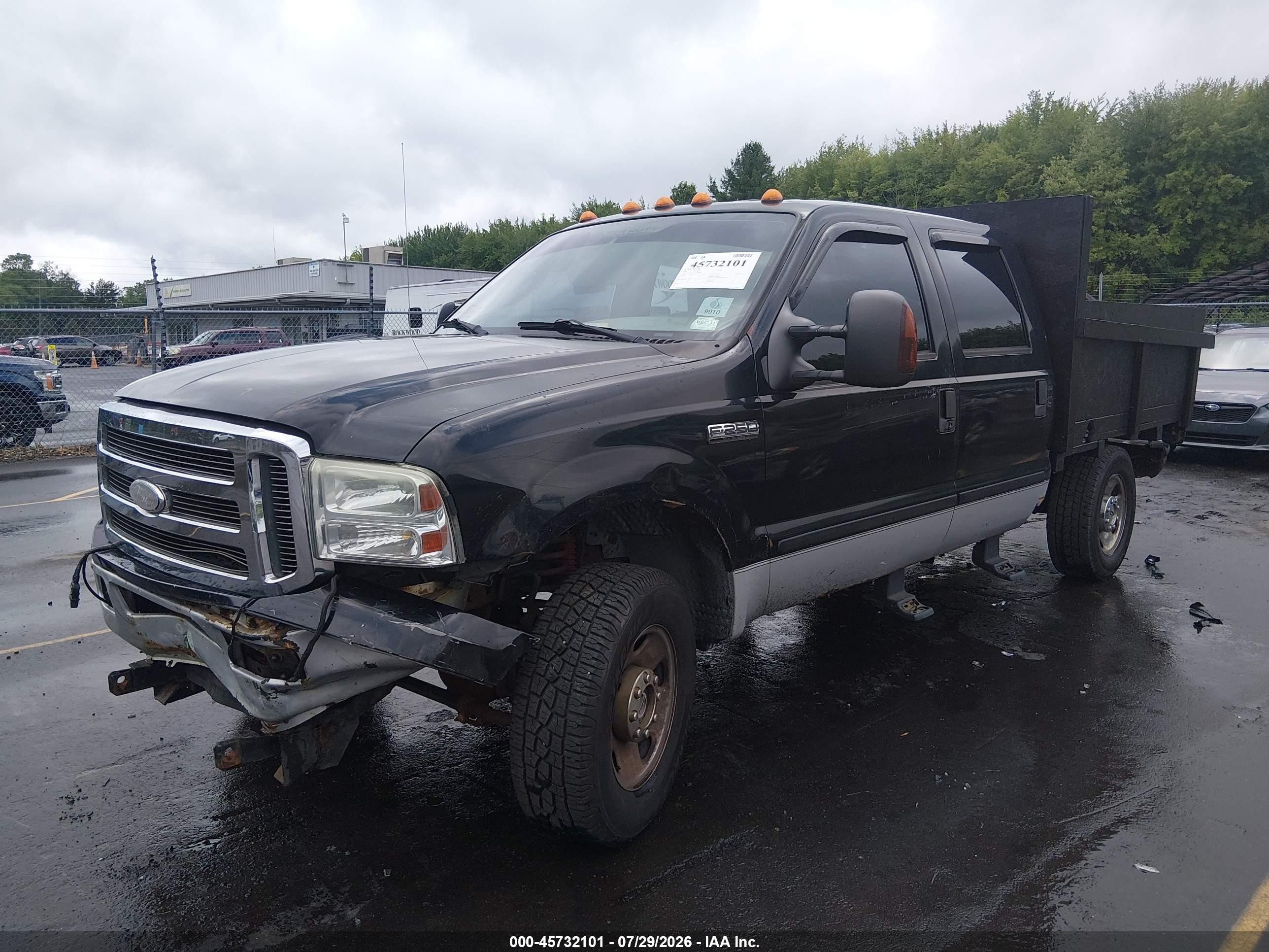 2005 Ford F-250 Lariat/xl/xlt Black vin: 1FTSW21535EB58906