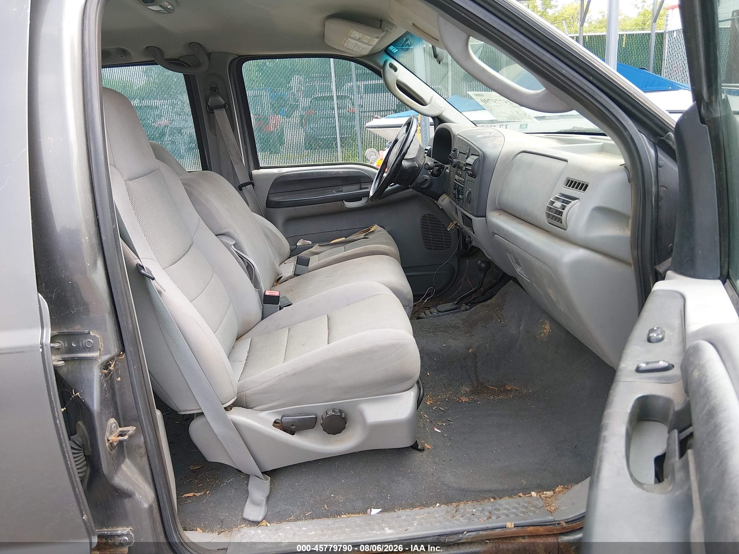 2005 Ford F-250 Lariat/xl/xlt Серый vin: 1FTSW21535EB87144
