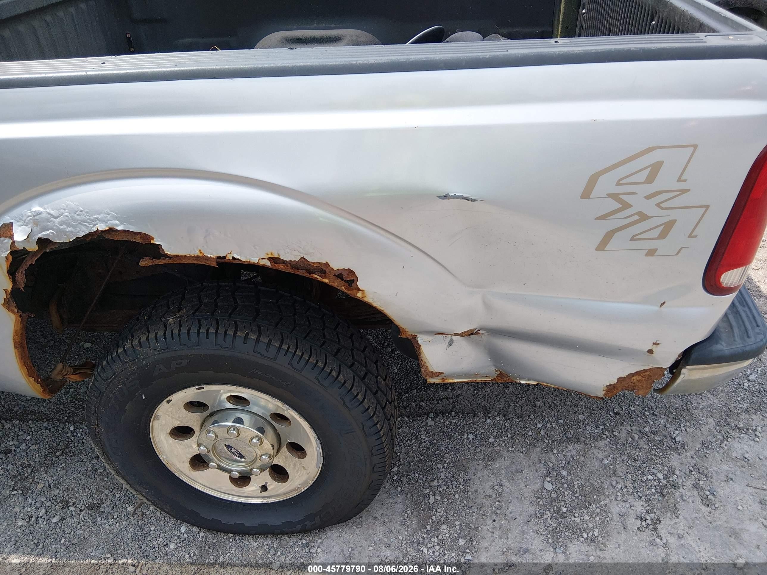 2005 Ford F-250 Lariat/xl/xlt Серый vin: 1FTSW21535EB87144