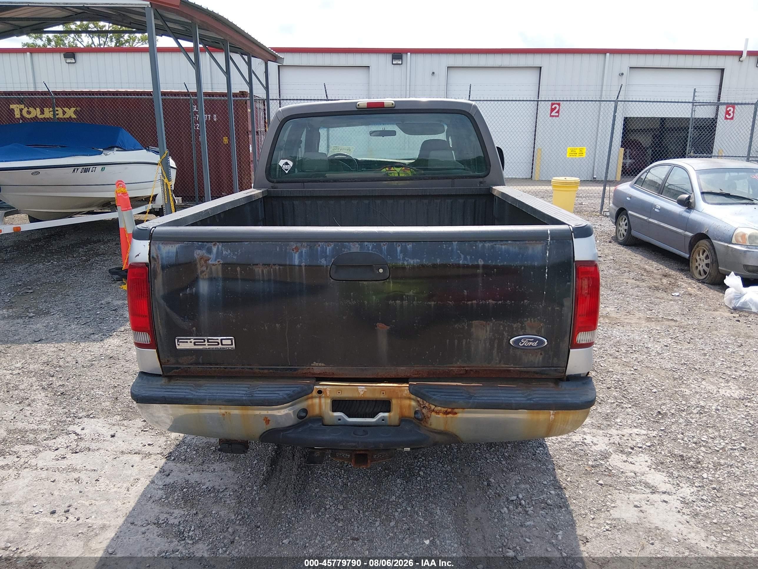 2005 Ford F-250 Lariat/xl/xlt Серый vin: 1FTSW21535EB87144