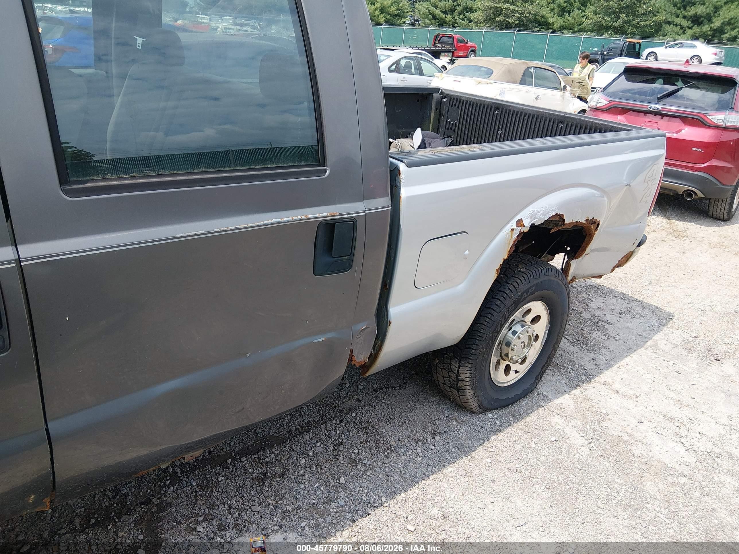 2005 Ford F-250 Lariat/xl/xlt Серый vin: 1FTSW21535EB87144