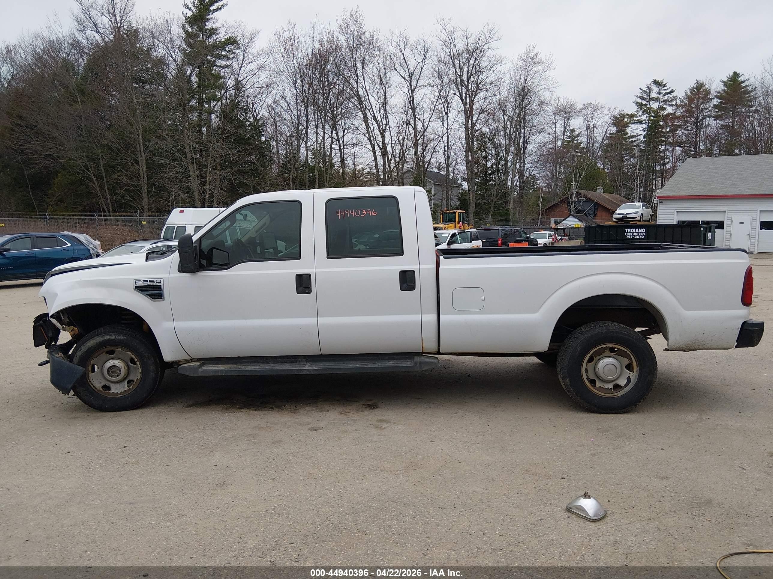2008 Ford F-250 Xl White vin: 1FTSW21548EE08643