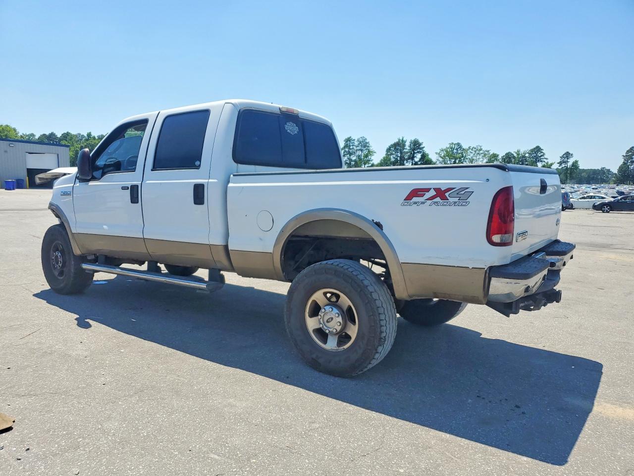 2006 Ford F250 Super Duty White vin: 1FTSW21556EC60127