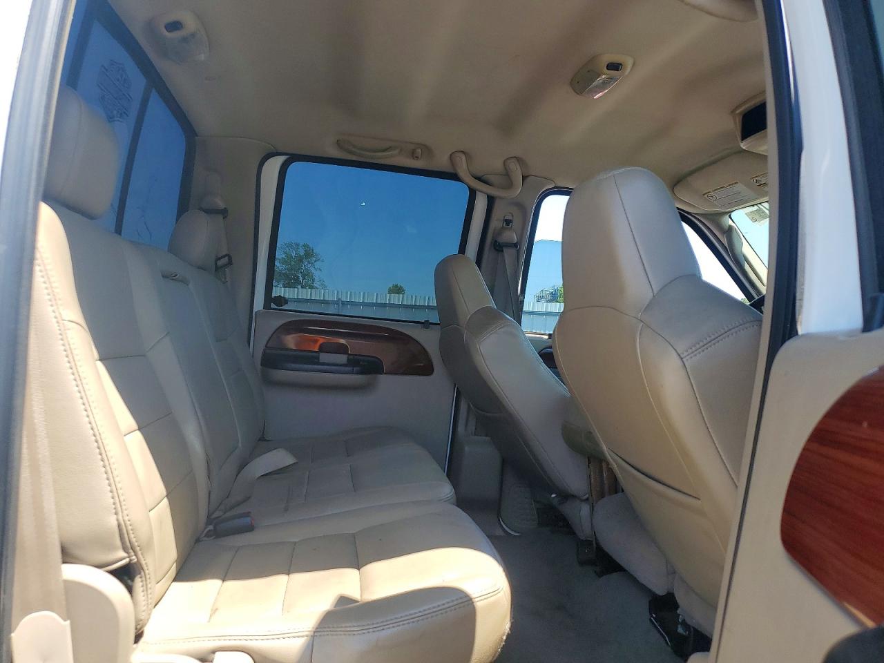 2006 Ford F250 Super Duty White vin: 1FTSW21556EC60127