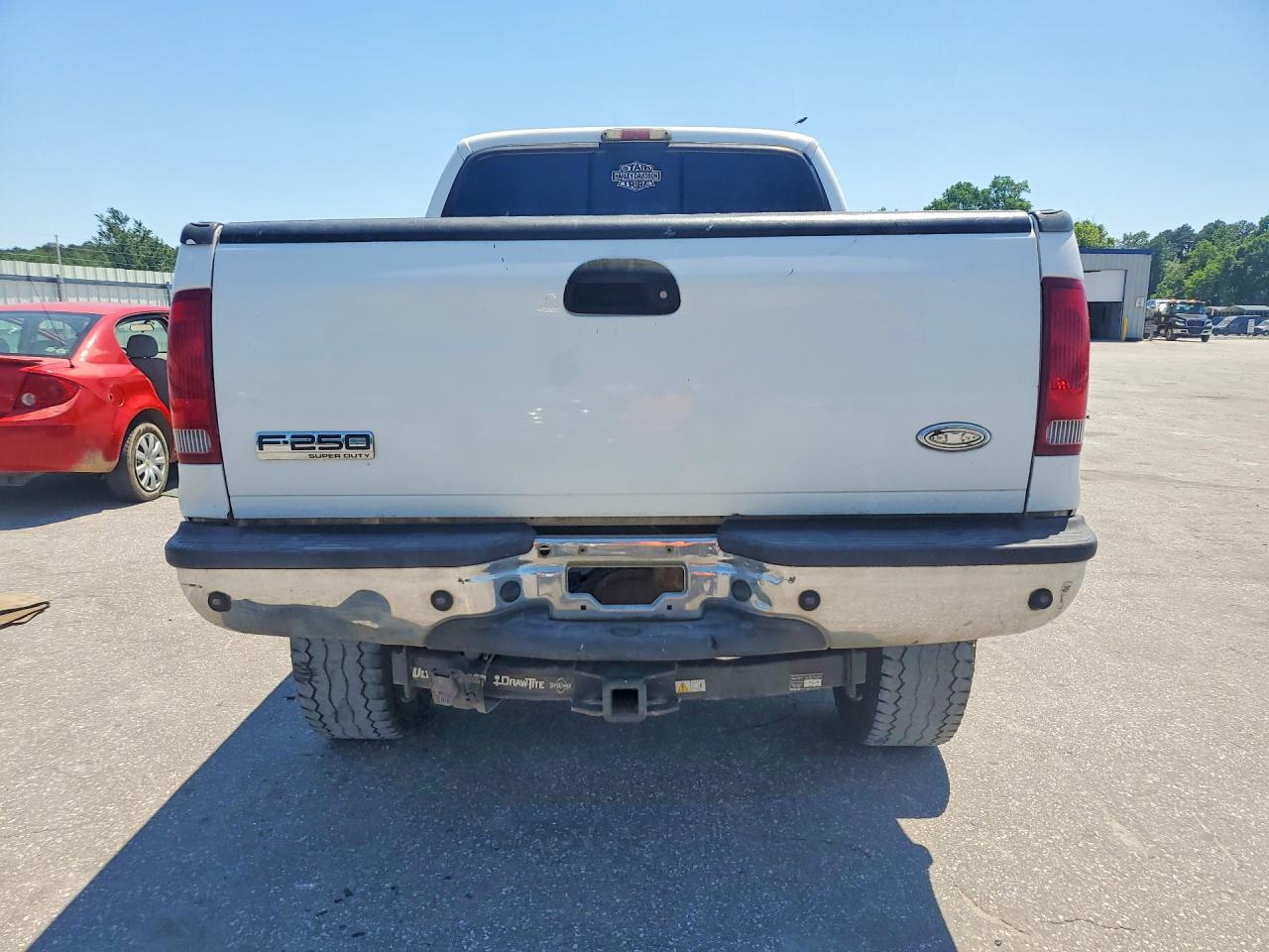 2006 Ford F250 Super Duty White vin: 1FTSW21556EC60127