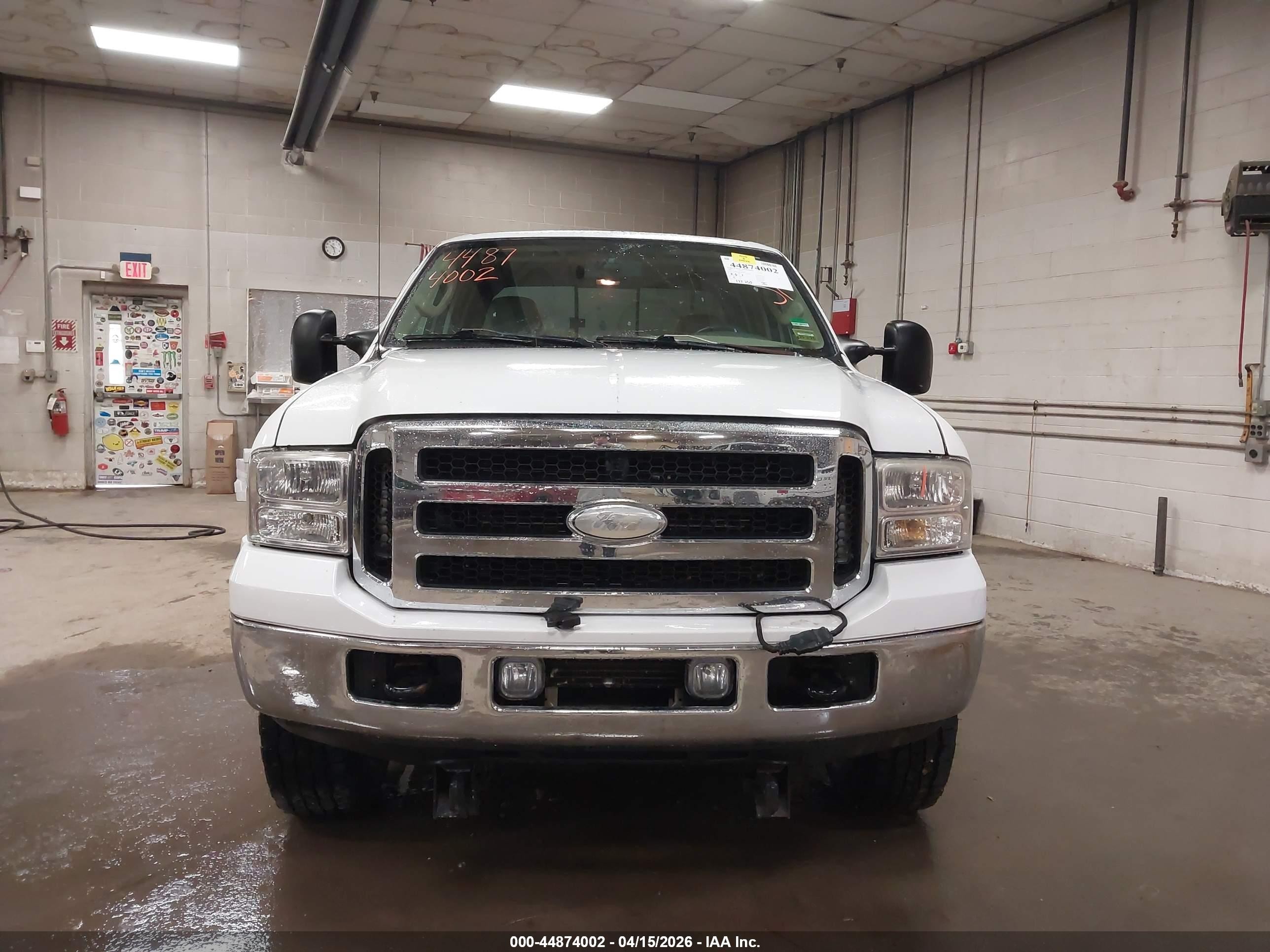 2006 Ford F-250 Lariat/xl/xlt White vin: 1FTSW21556ED32301